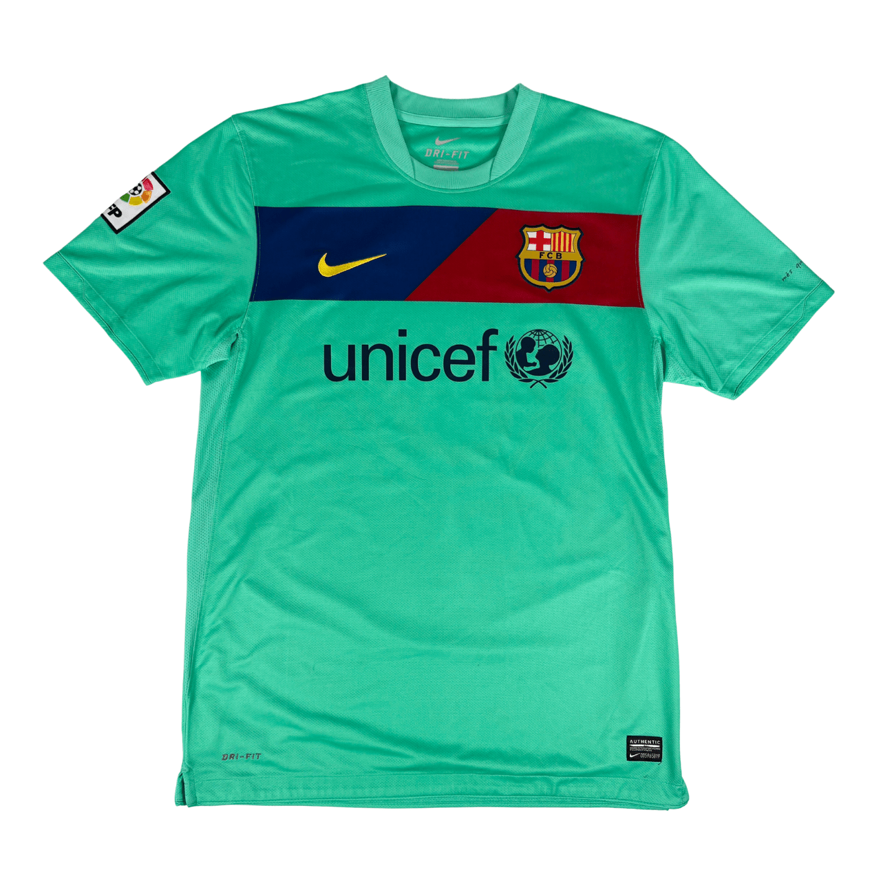 Barcelona FC 2010/11 Nike Away Football Shirt M