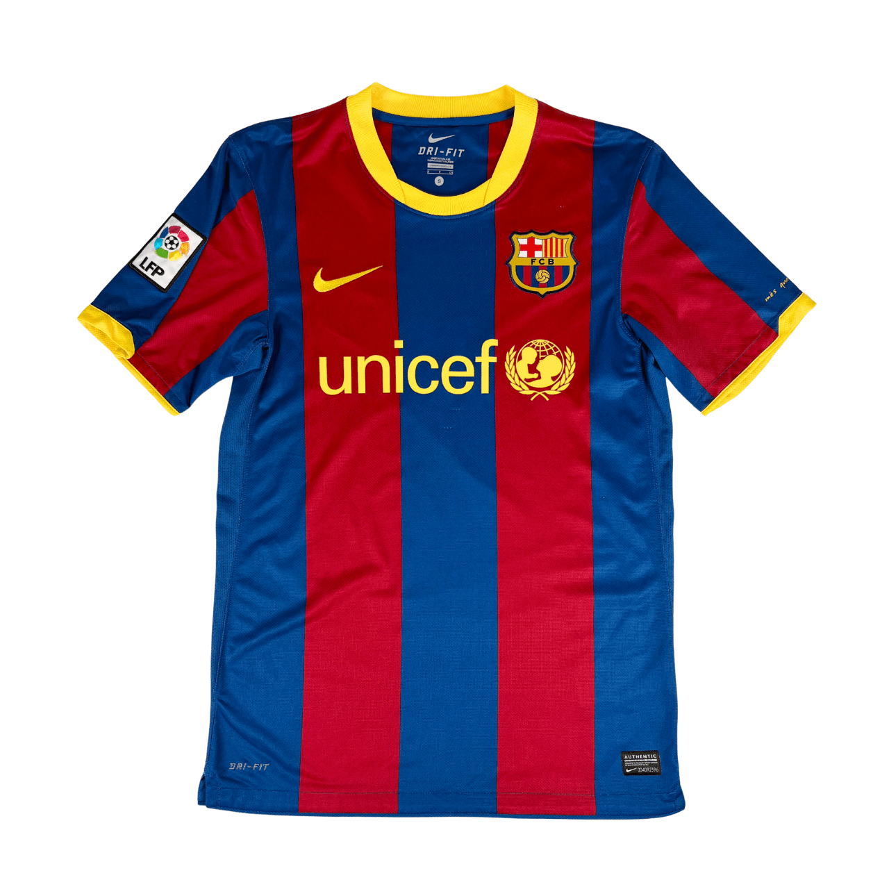 Barcelona FC 2010/11 Nike Home Football Shirt S