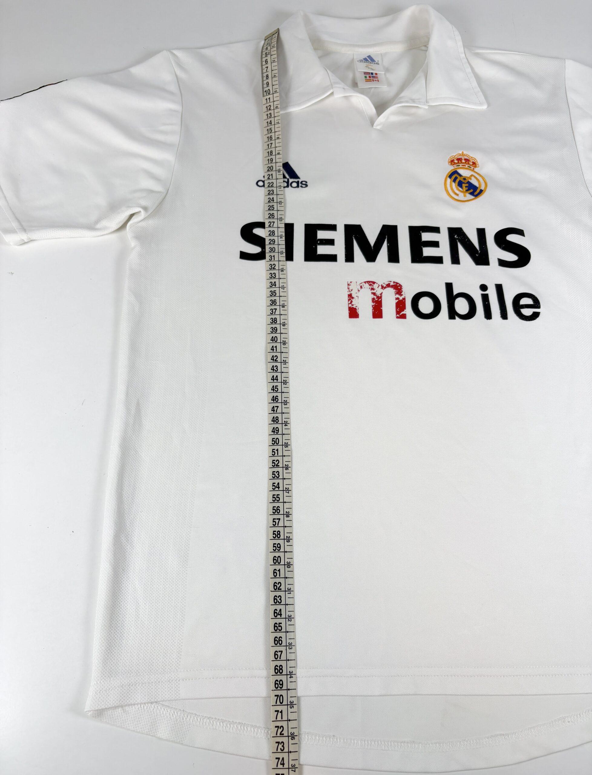 Real Madrid 2002/03 Adidas Home Football Shirt S - Image 13