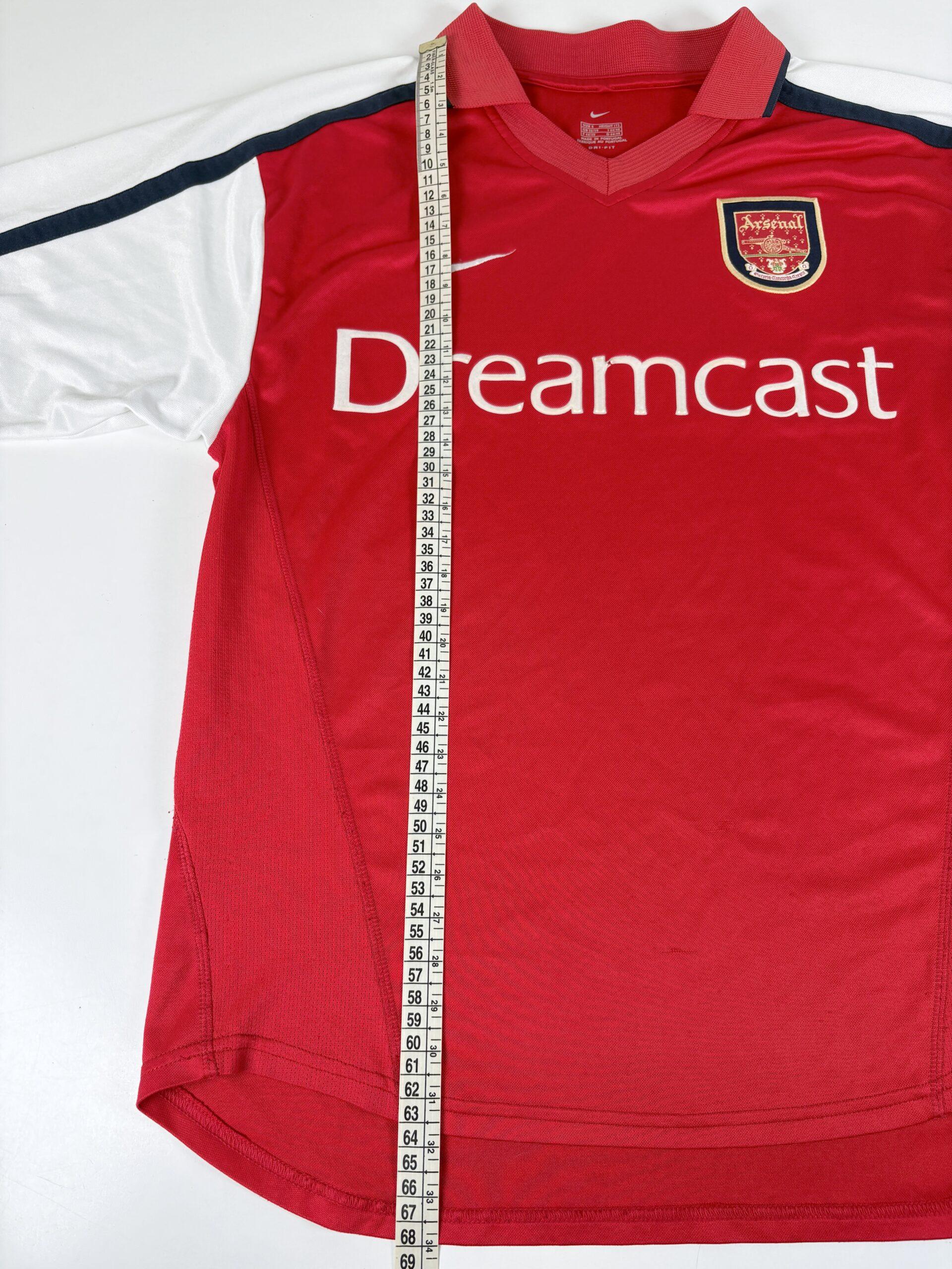 ARSENAL FC 2000/02 NIKE Home Football Shirt S - Image 13
