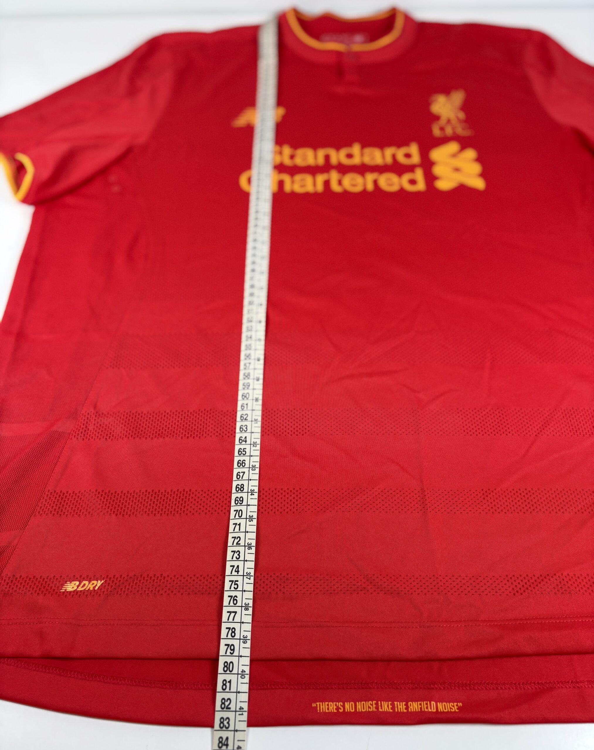 LIVERPOOL FC 2016/17 New Balance Home Football Shirt 2XL - Image 10