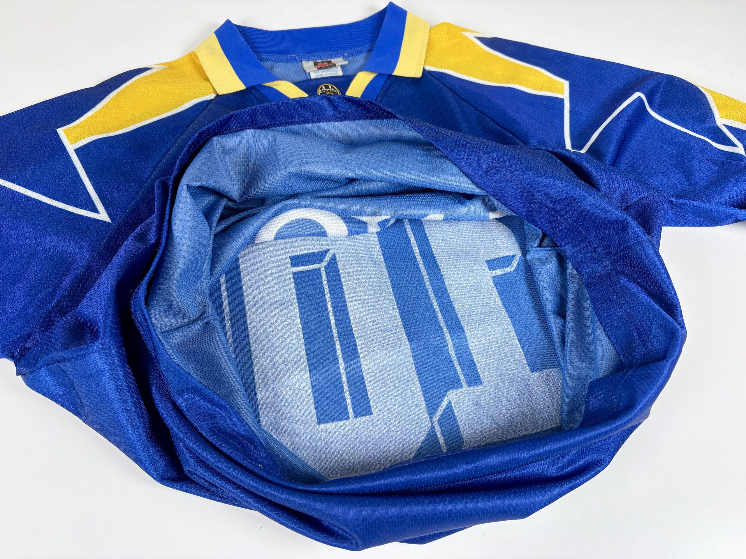 JUVENTUS FC 1995/96 BAGGIO Kappa Away Football Shirt S - Image 7