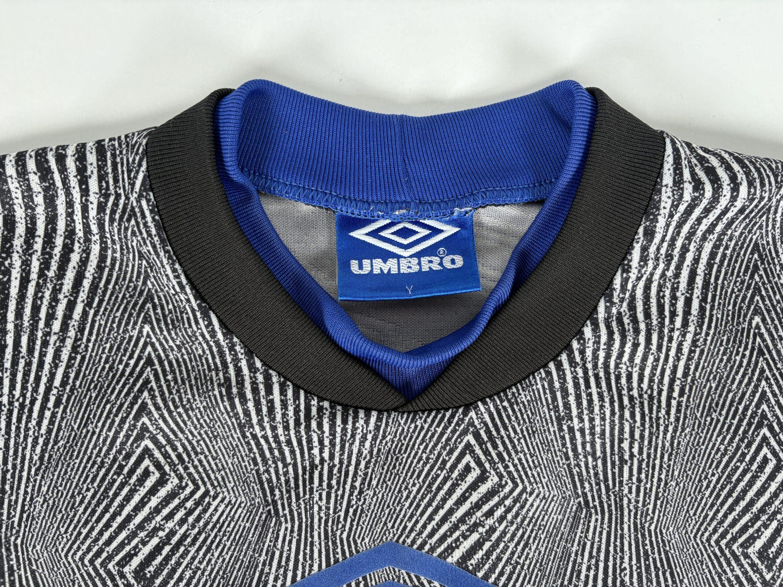 EVERTON FC 1994/95 UMBRO Training Top Football Shirt Y - Image 5