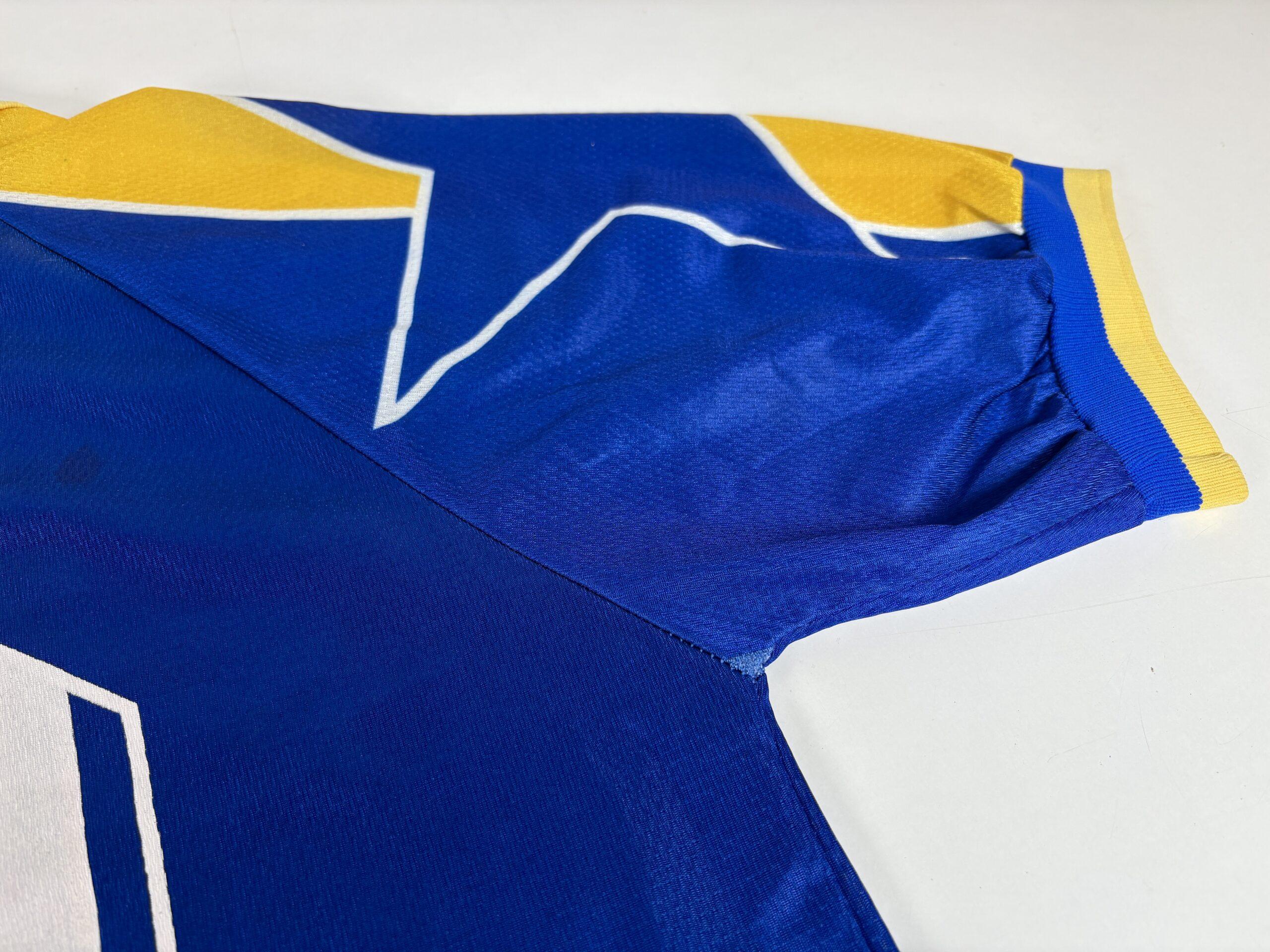 JUVENTUS FC 1995/96 BAGGIO Kappa Away Football Shirt S - Image 10