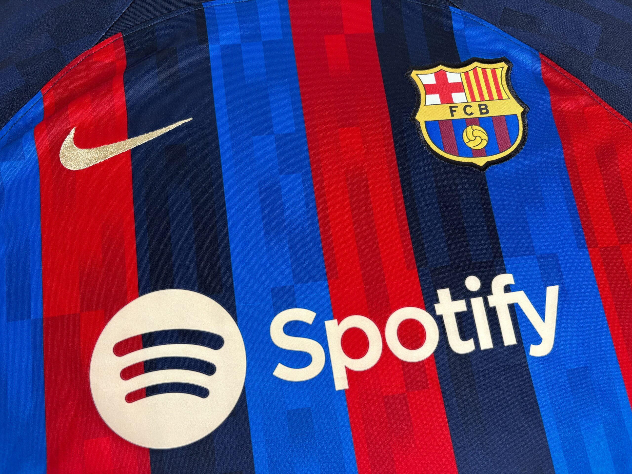 New Barcelona FC 2022/23 NIKE Home Football Shirt M - Image 3