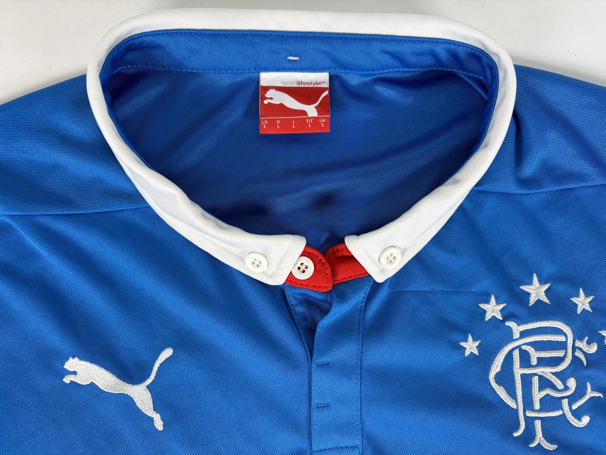 Rangers Glasgow 2014/15 PUMAl Home Football Shirt L - Image 7