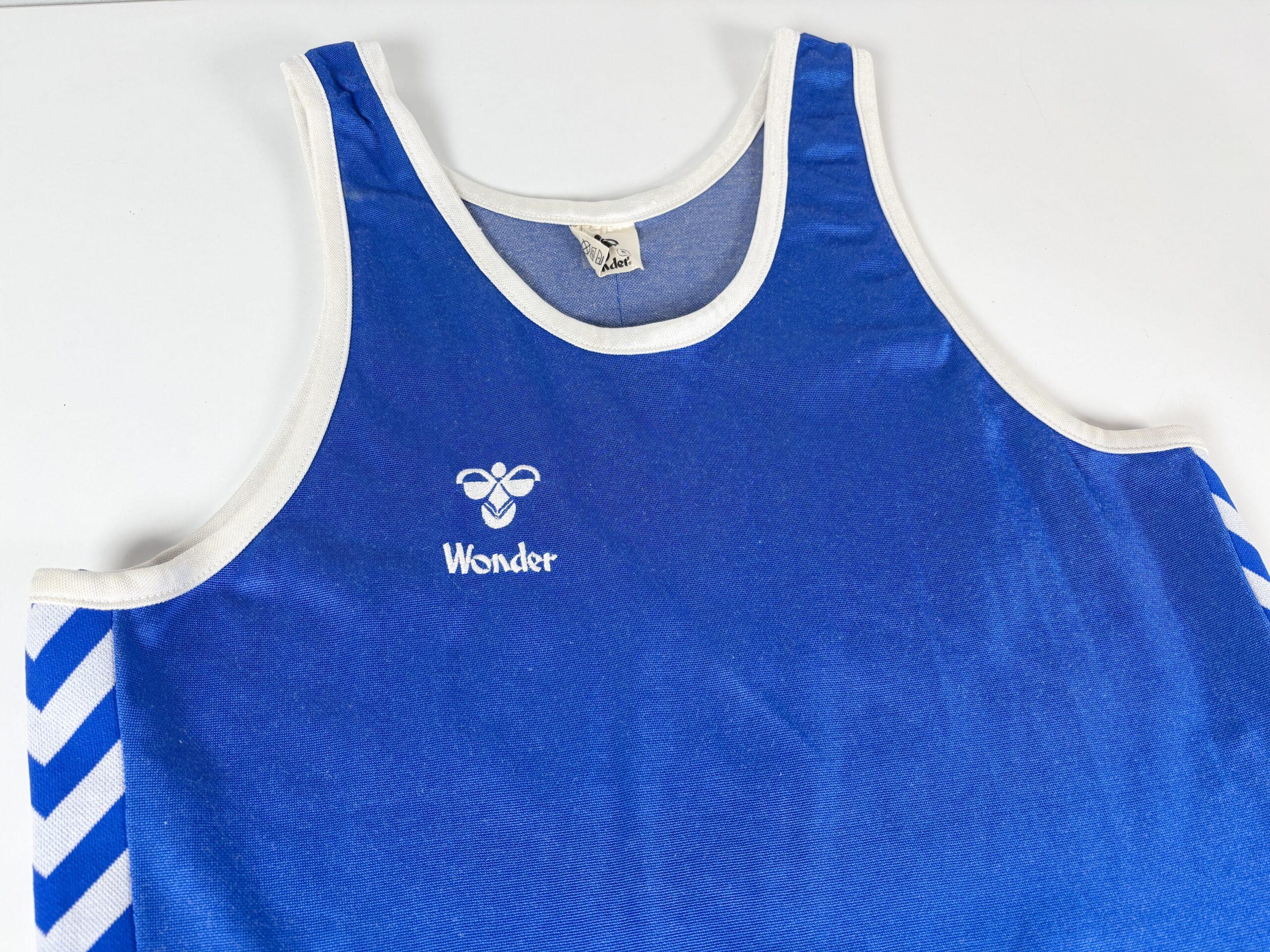 80s Wonder Spain Vintage Basketball Shirt G L - Image 3