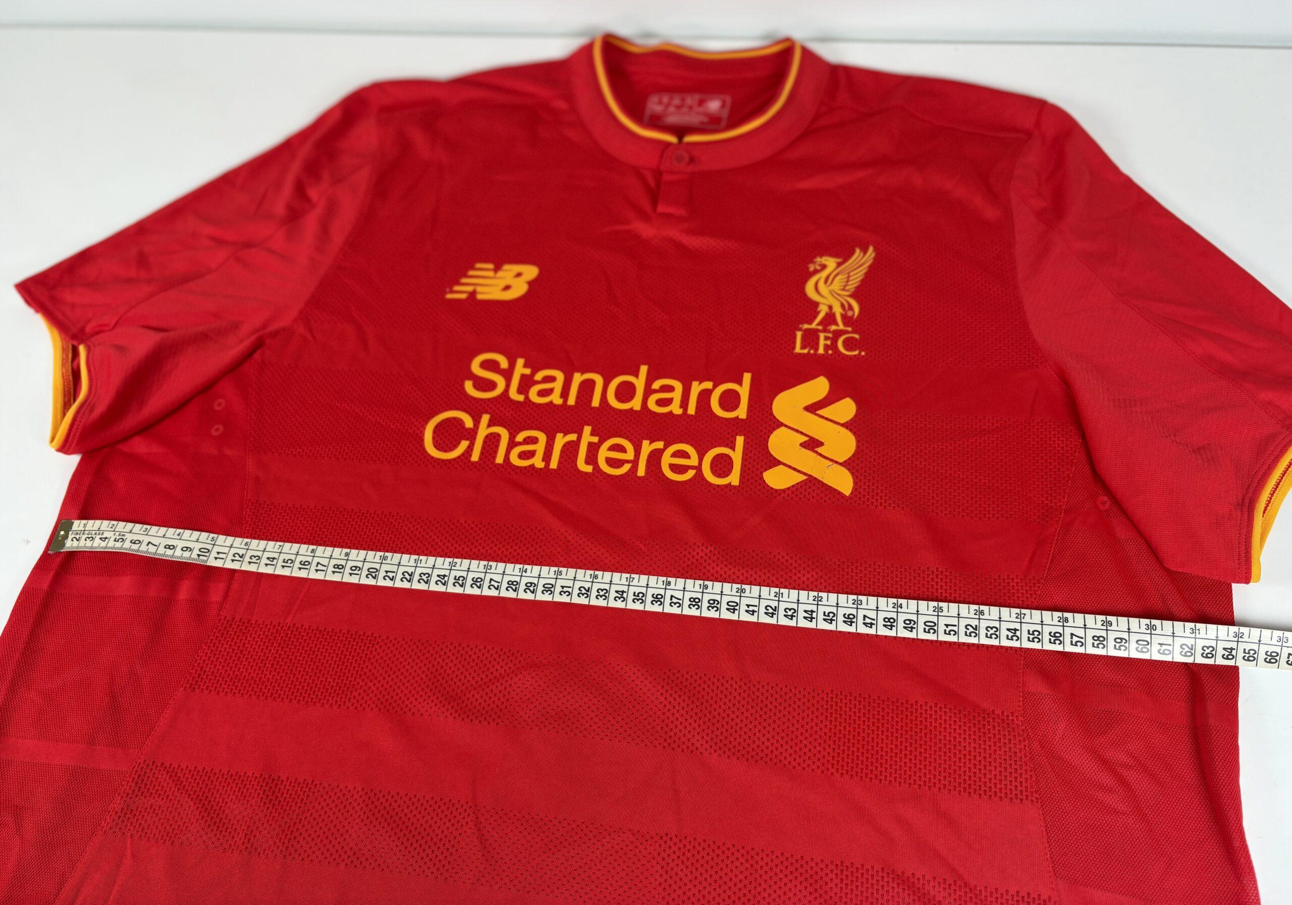 LIVERPOOL FC 2016/17 New Balance Home Football Shirt 2XL - Image 9