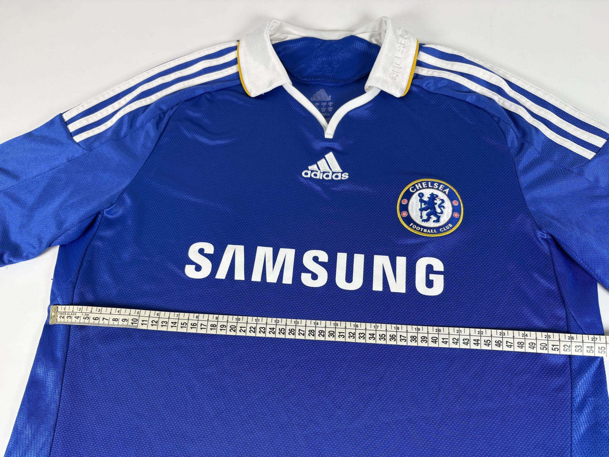CHELSEA FC 2008/09 Adidas Home Football Shirt L - Image 9