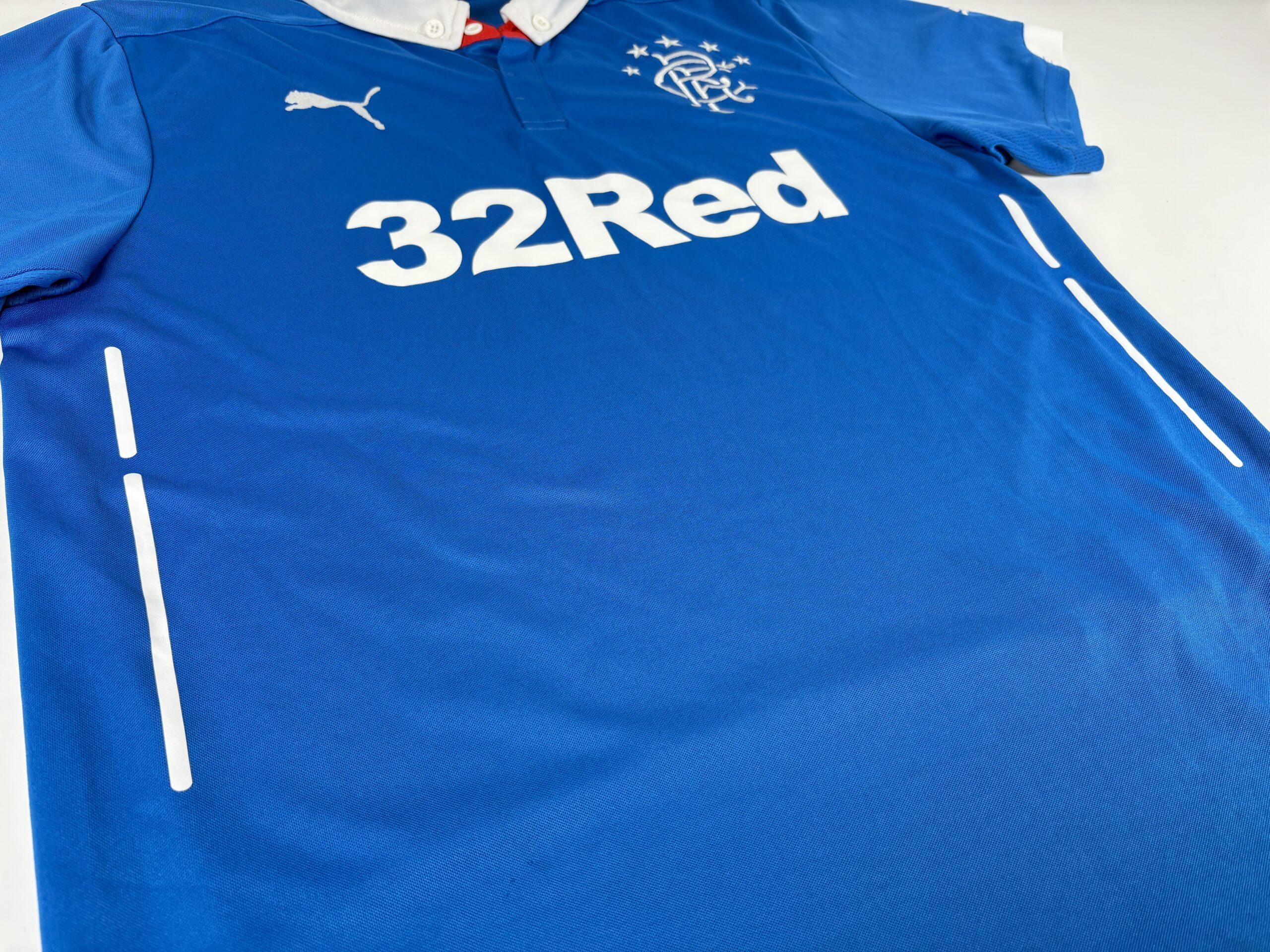 Rangers Glasgow 2014/15 PUMAl Home Football Shirt L - Image 5
