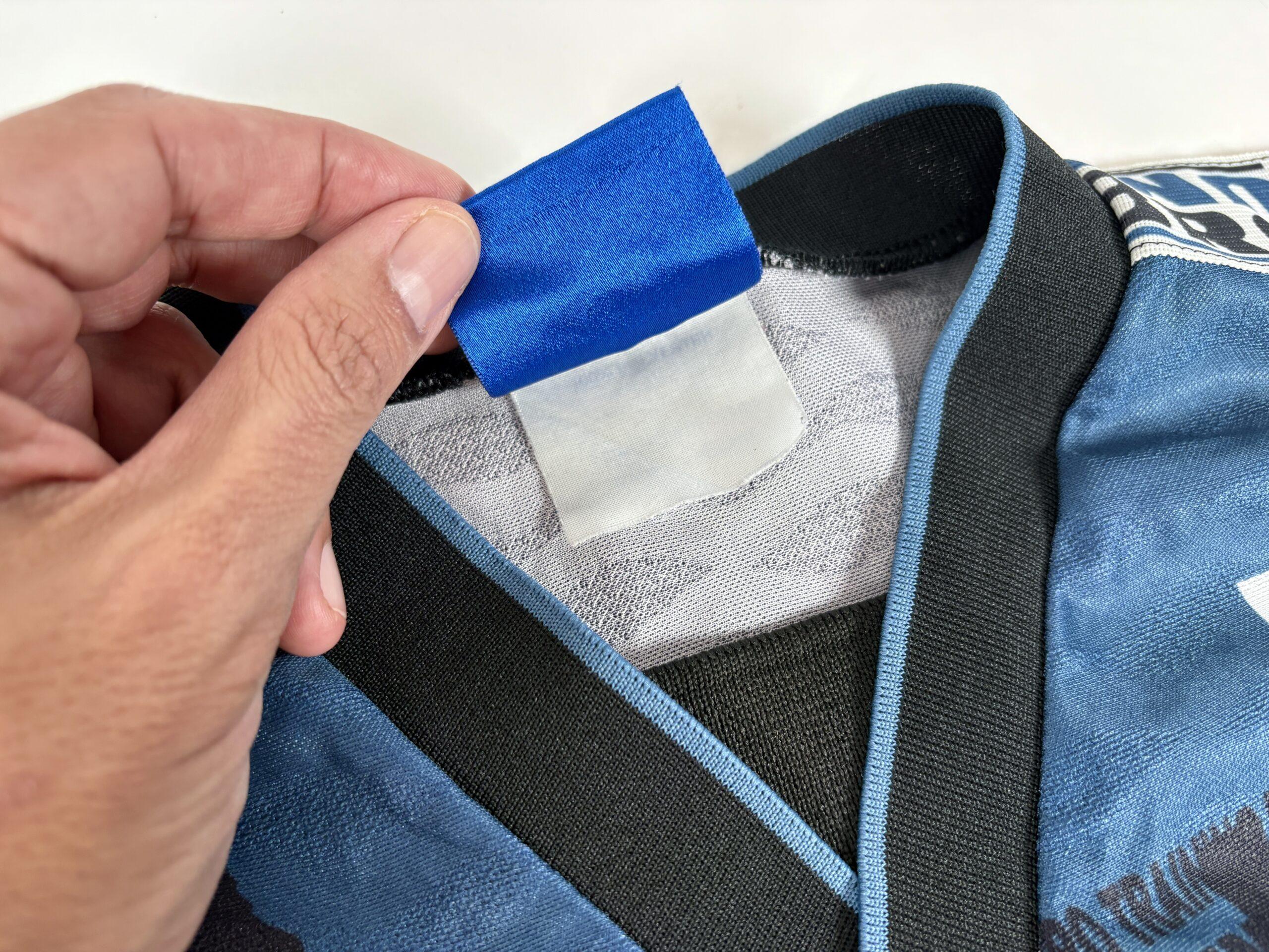 UMBRO 90s Vintage Blue Training Football Shirt S - Image 5