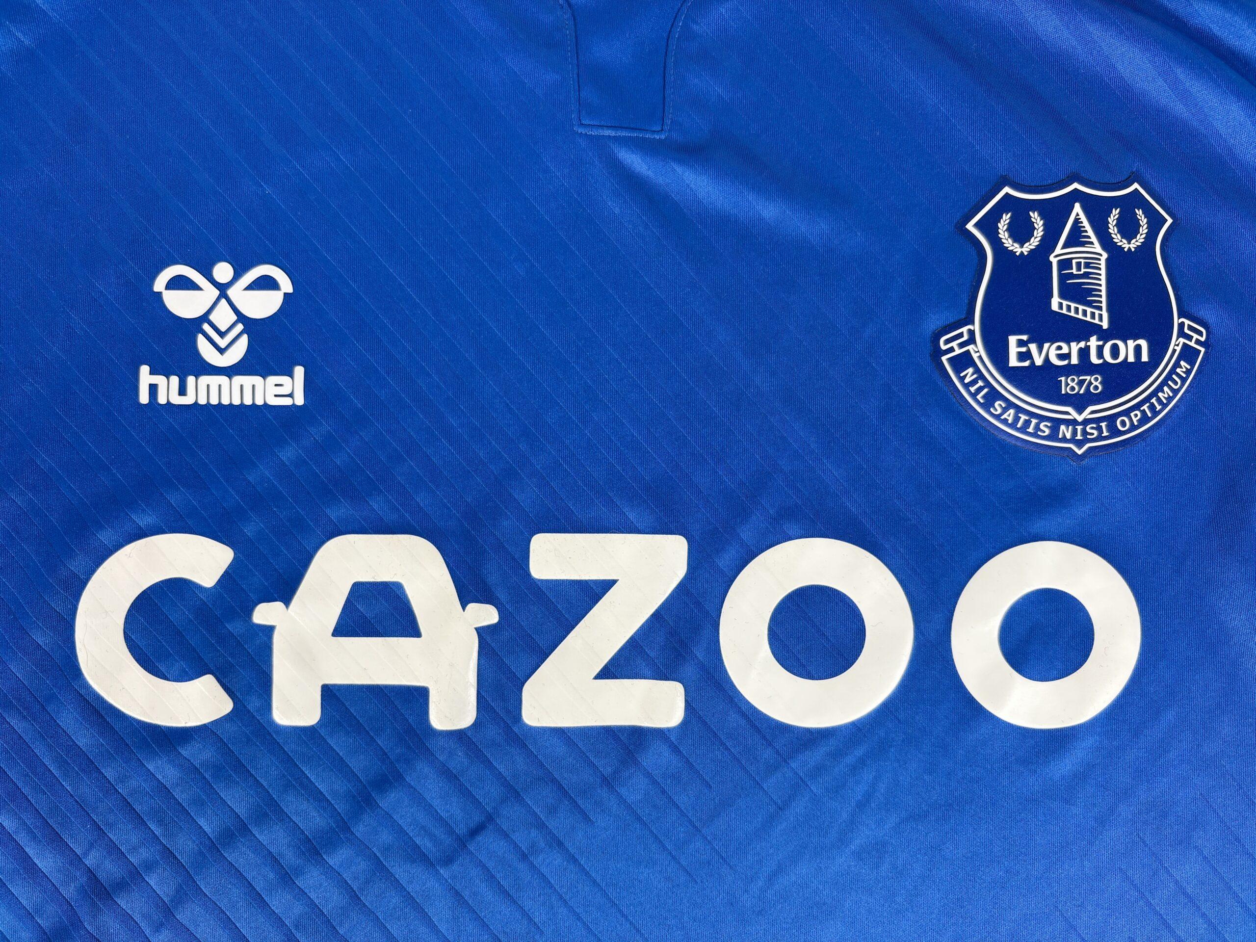 EVERTON FC 2020/21 HUMMEL Home Football Shirt XL - Image 3