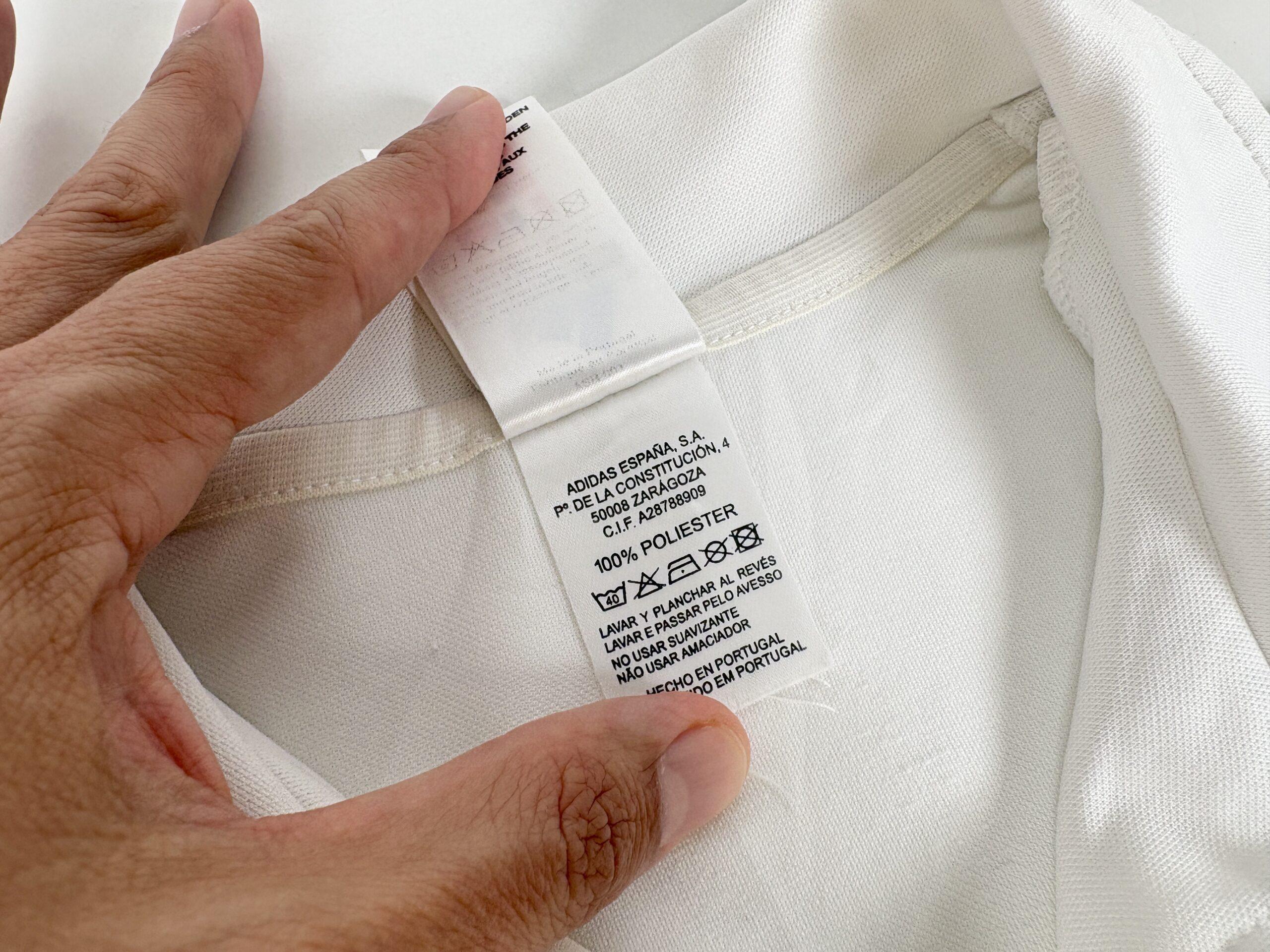 Real Madrid 2002/03 Adidas Home Football Shirt S - Image 6