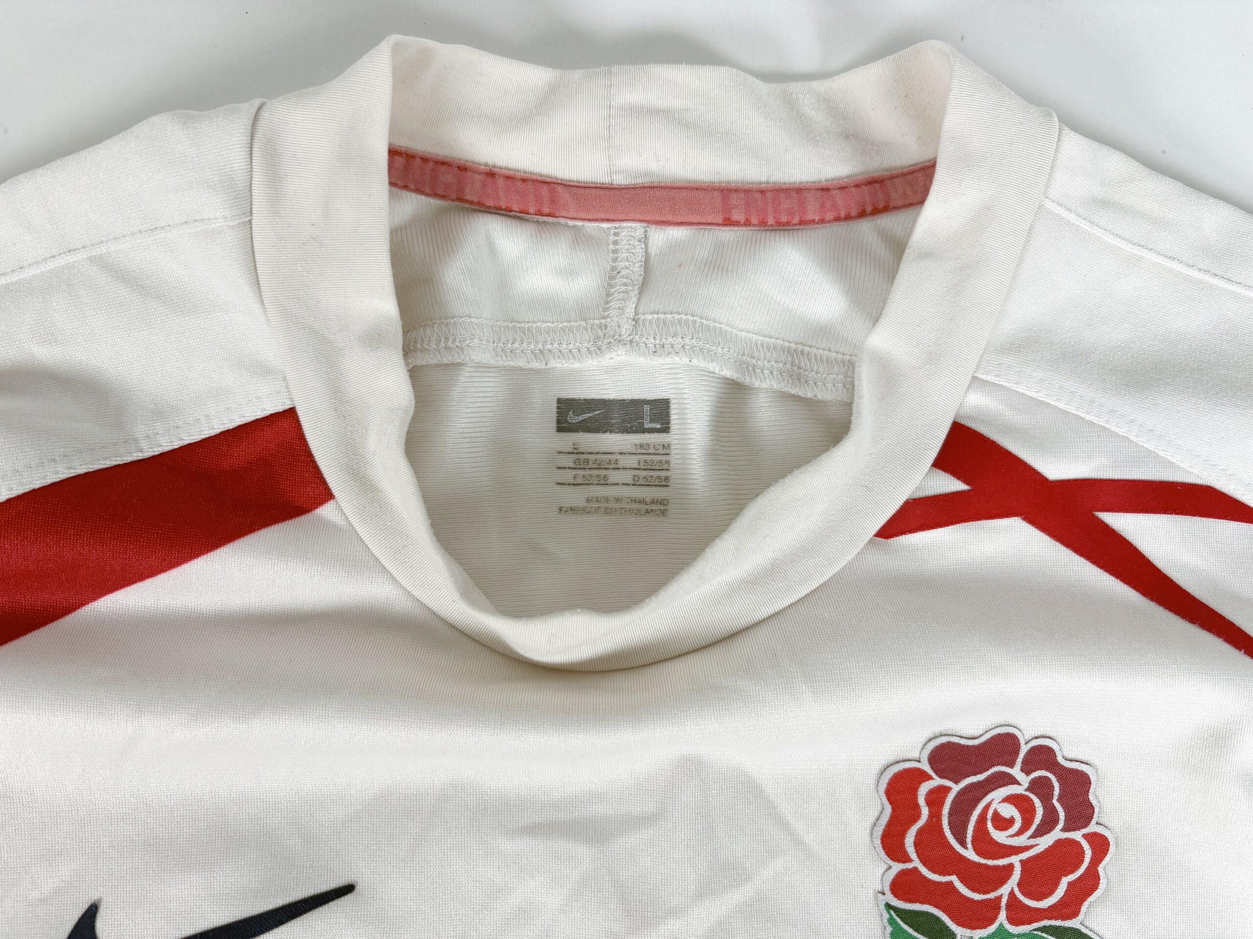 ENGLAND Rugby Union 2007/08 Nike Home jersey L - Image 5