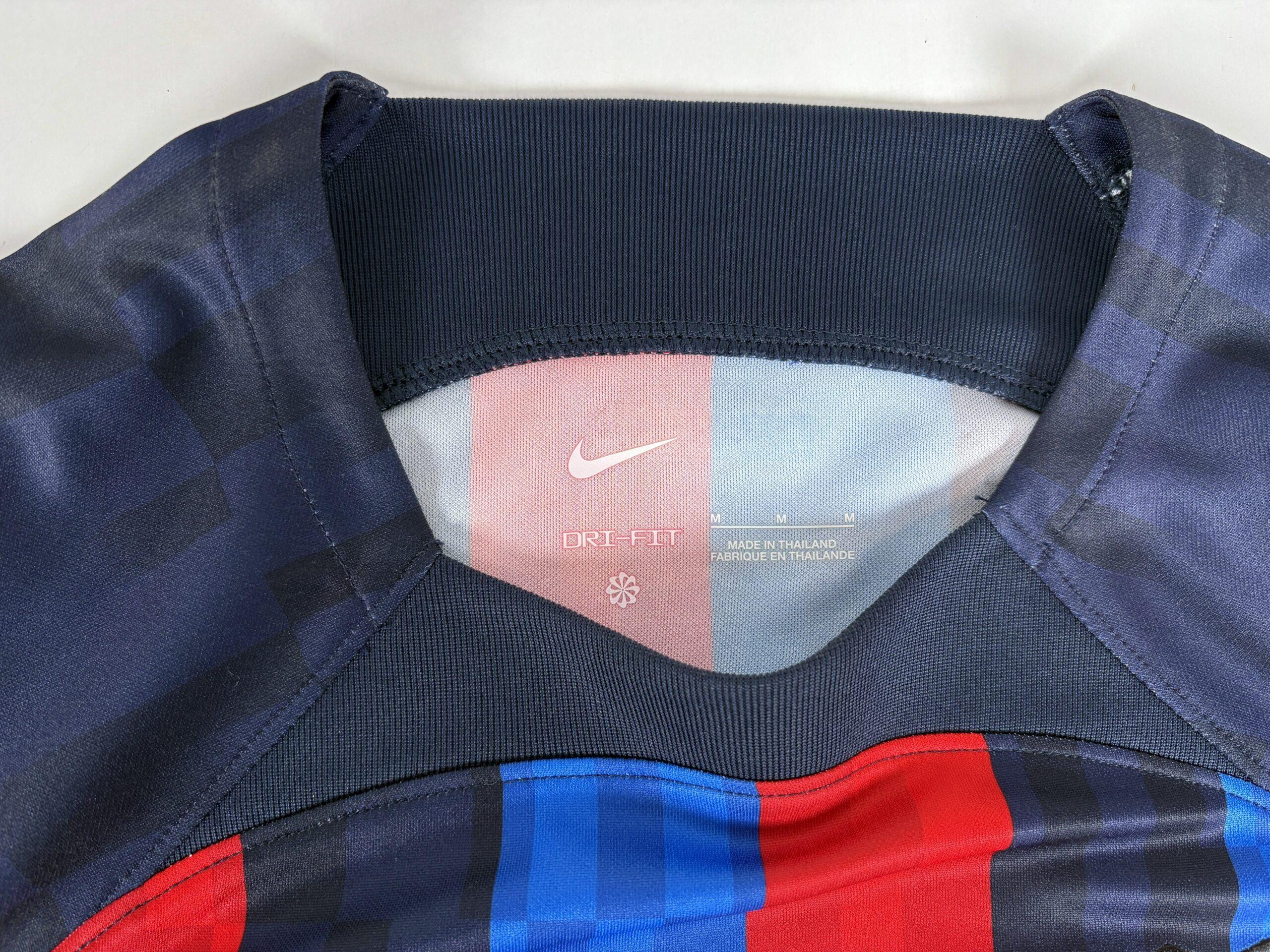 New Barcelona FC 2022/23 NIKE Home Football Shirt M - Image 4
