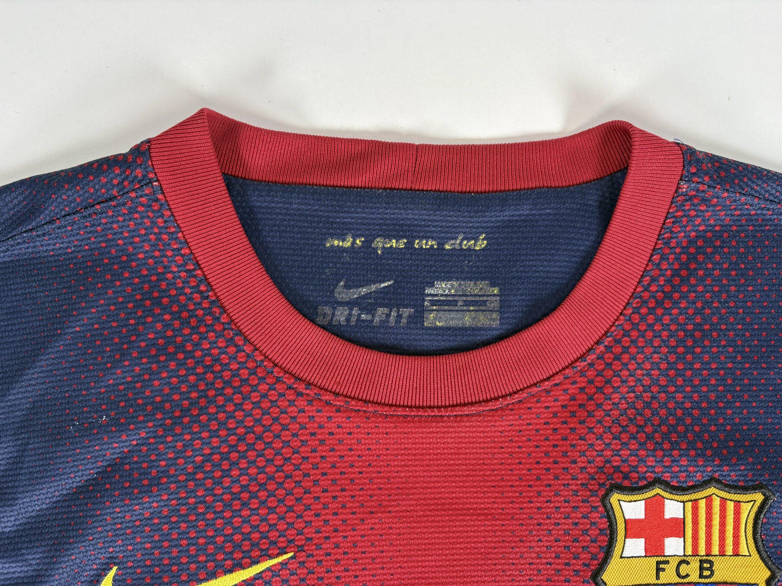 Barcelona FC 2012/13 Nike Home Football Shirt S - Image 5