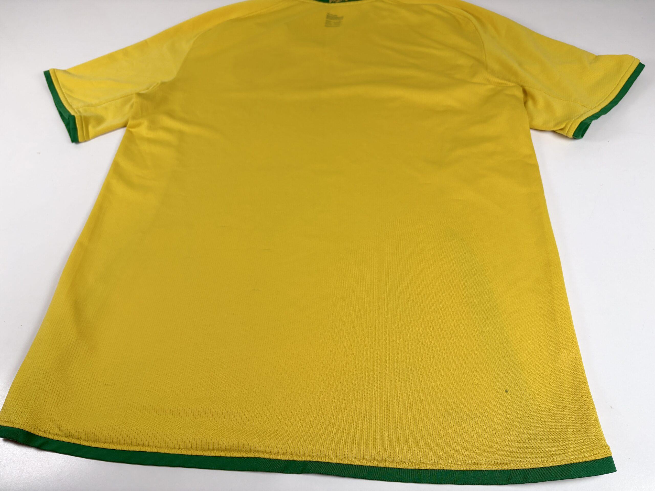 BRAZIL 2008/10 NIKE Home Football Shirt M - Image 11