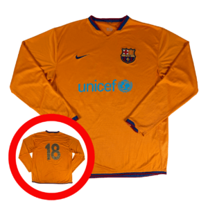 Barcelona FC 206/07 Nike Away Football Shirt XL Player