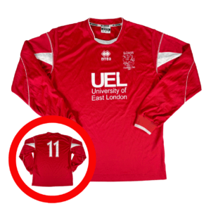 LOASS FC Leyton Orient 2010s Errea Player Football Shirt