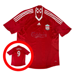 LIVERPOOL FC 2008/10 Adidas Home Football Shirt L