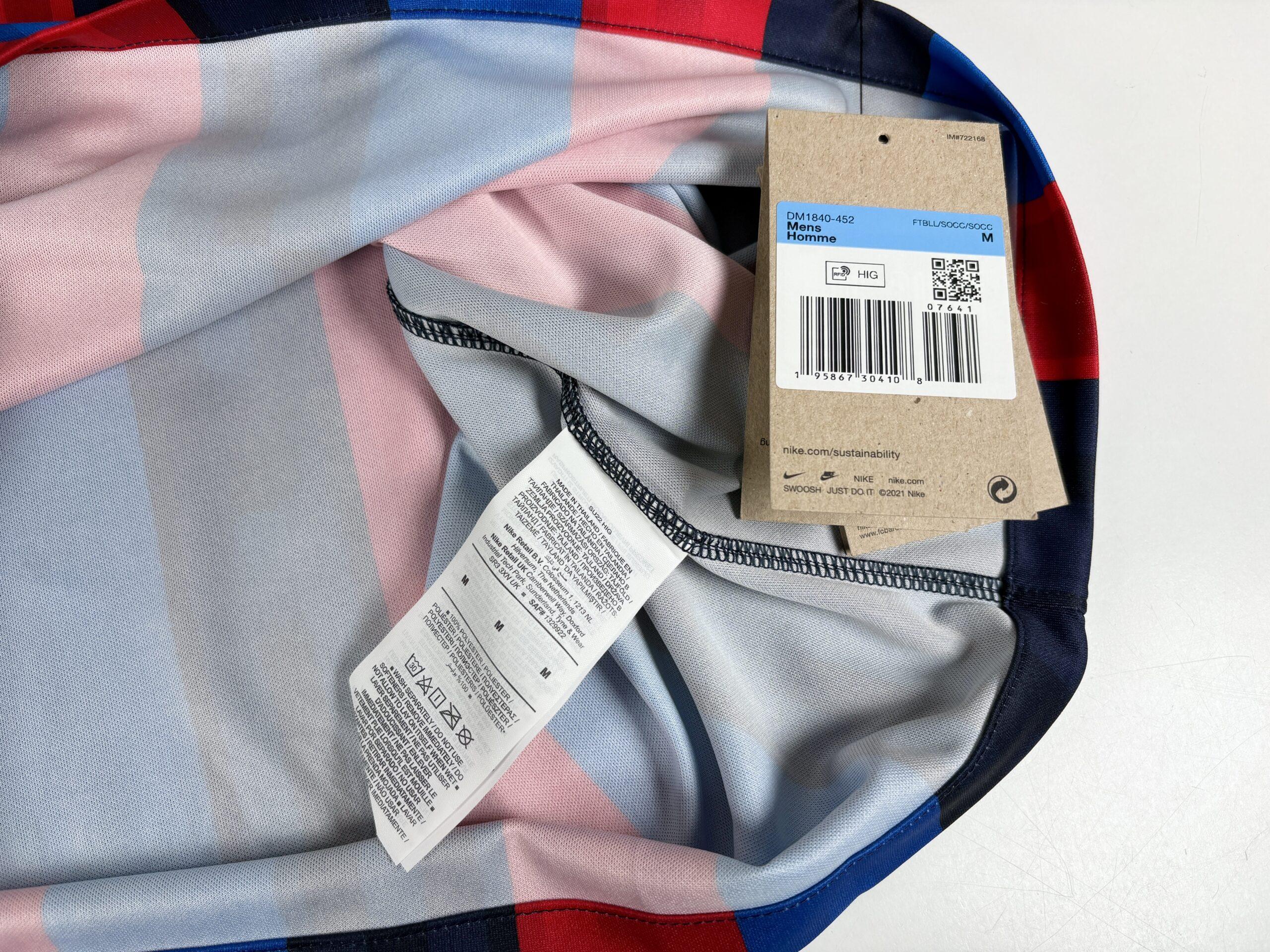 New Barcelona FC 2022/23 NIKE Home Football Shirt M - Image 5