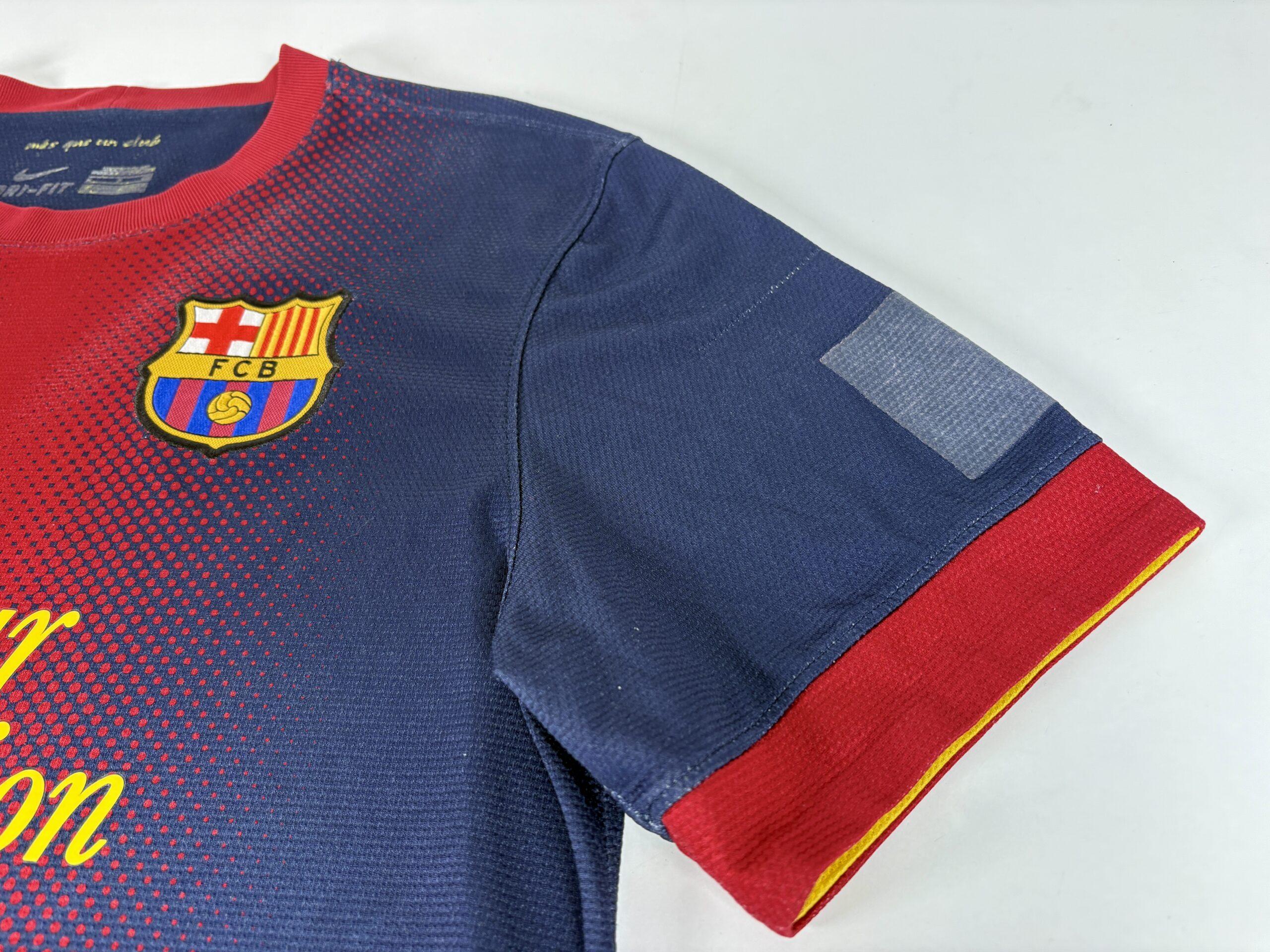 Barcelona FC 2012/13 Nike Home Football Shirt S - Image 10