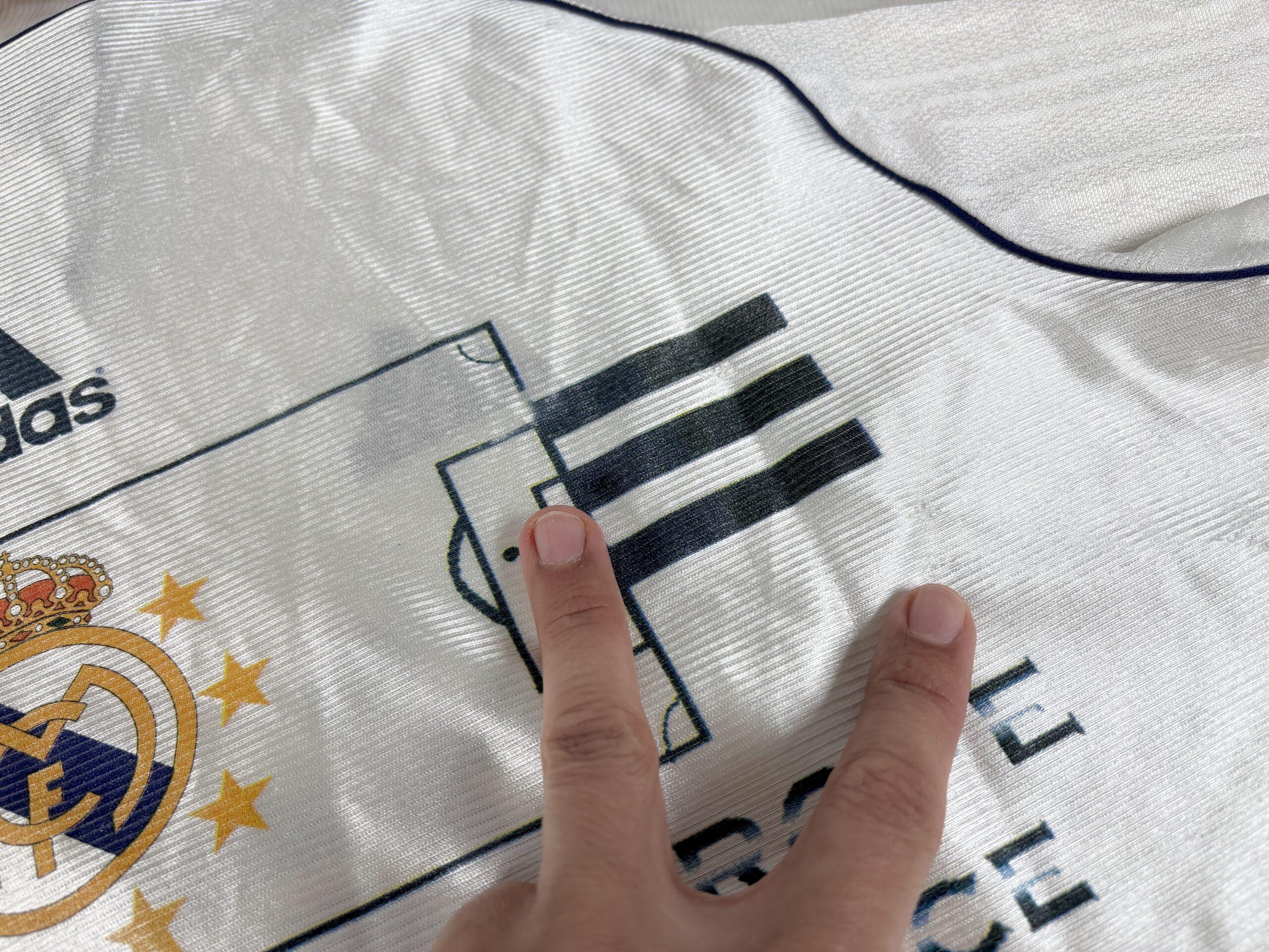 REAL MADRID CF 1998/00 Champions ADIDAS Home Football Shirt M - Image 10