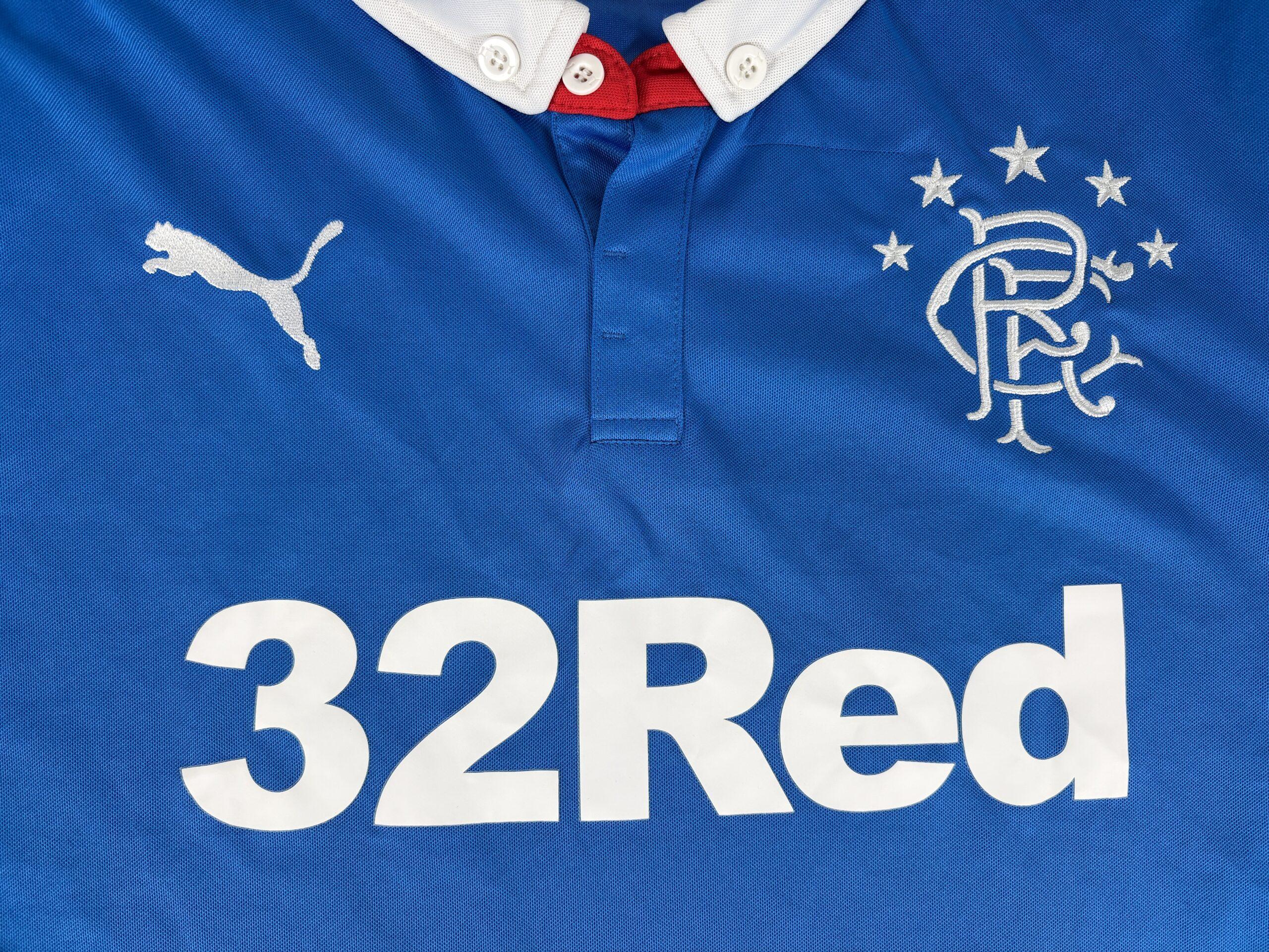 Rangers Glasgow 2014/15 PUMAl Home Football Shirt L - Image 3