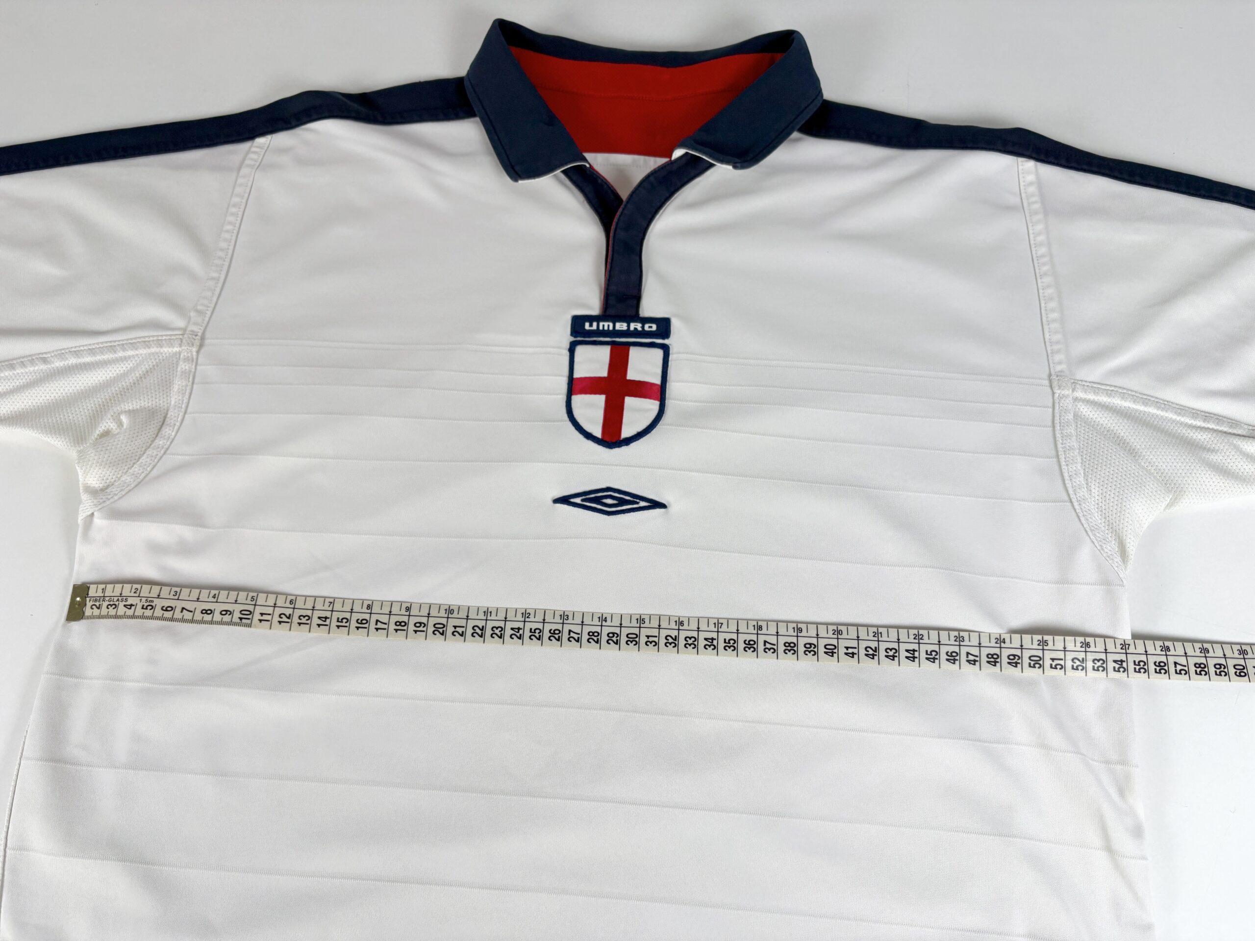 ENGLAND 2003/05 Home Football Shirt Umbro L - Image 11