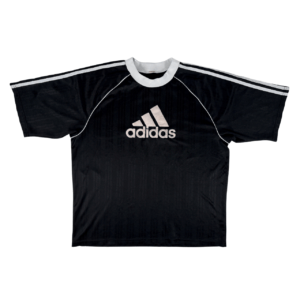 ADIDAS 90s Vintage Black Football Shirt L