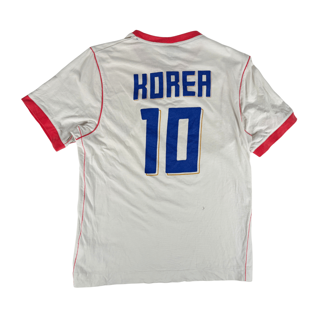 South Korea 2000s NIKE Football Cotton T-Shirt M - Image 3