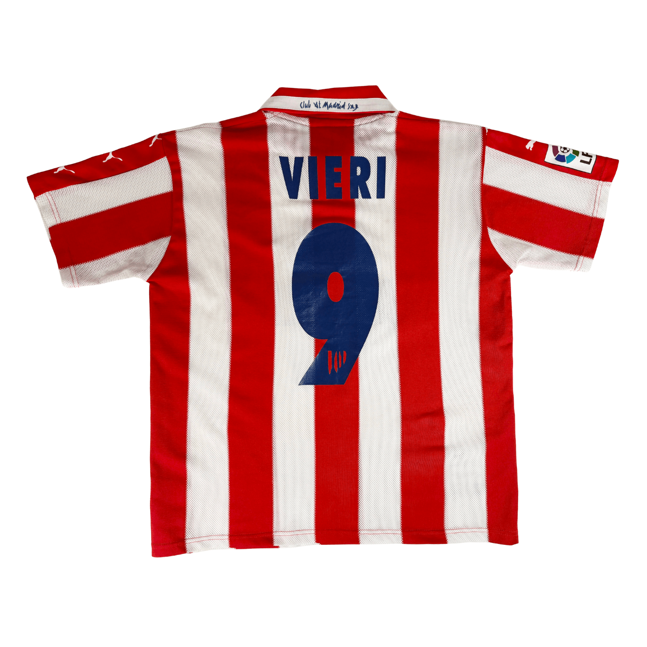 Atl. Madrid 1997/98 PUMA Home Football Shirt M - Image 3