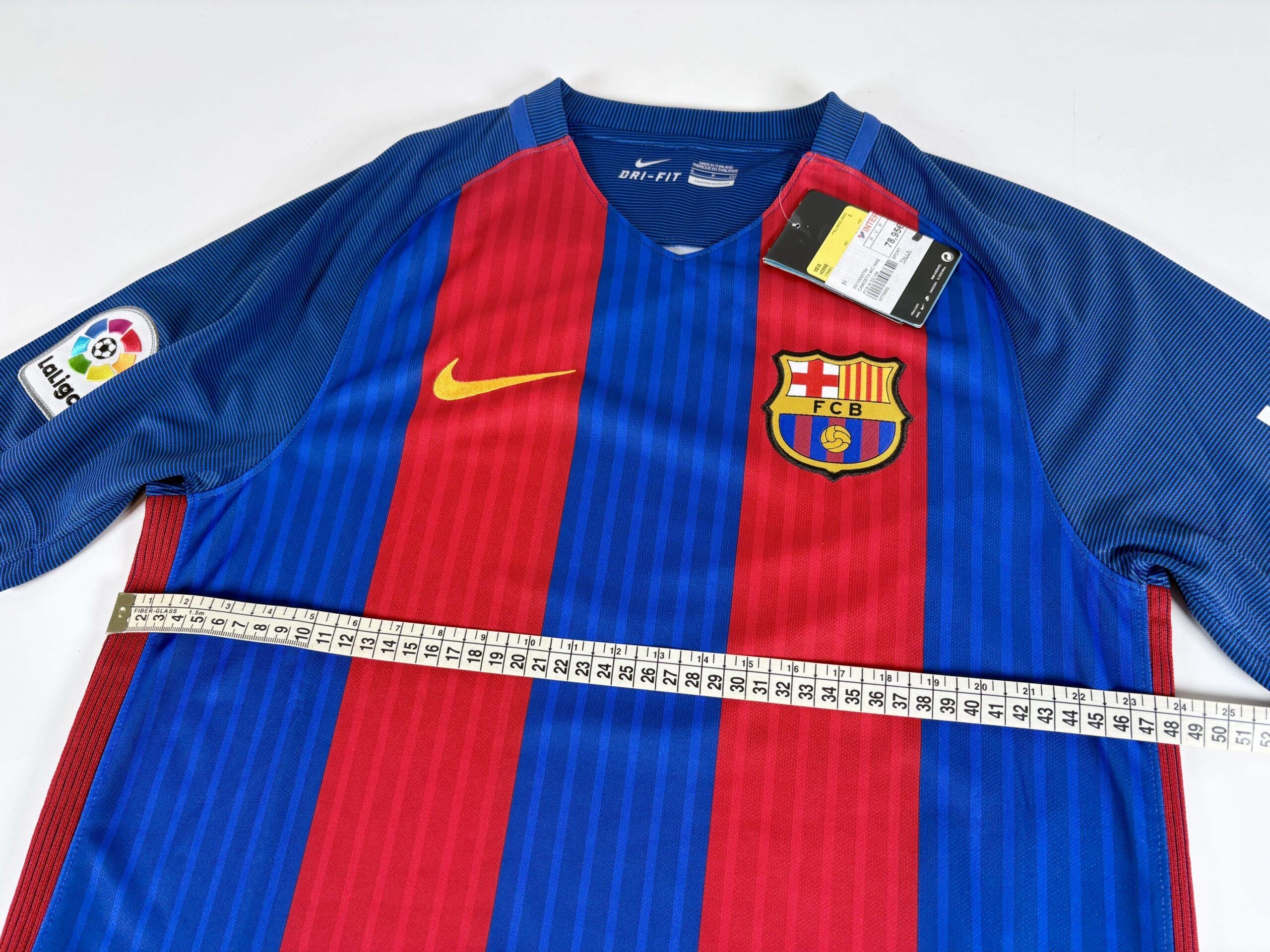 New Barcelona FC 2016/17 Nike Home Football Shirt S - Image 11