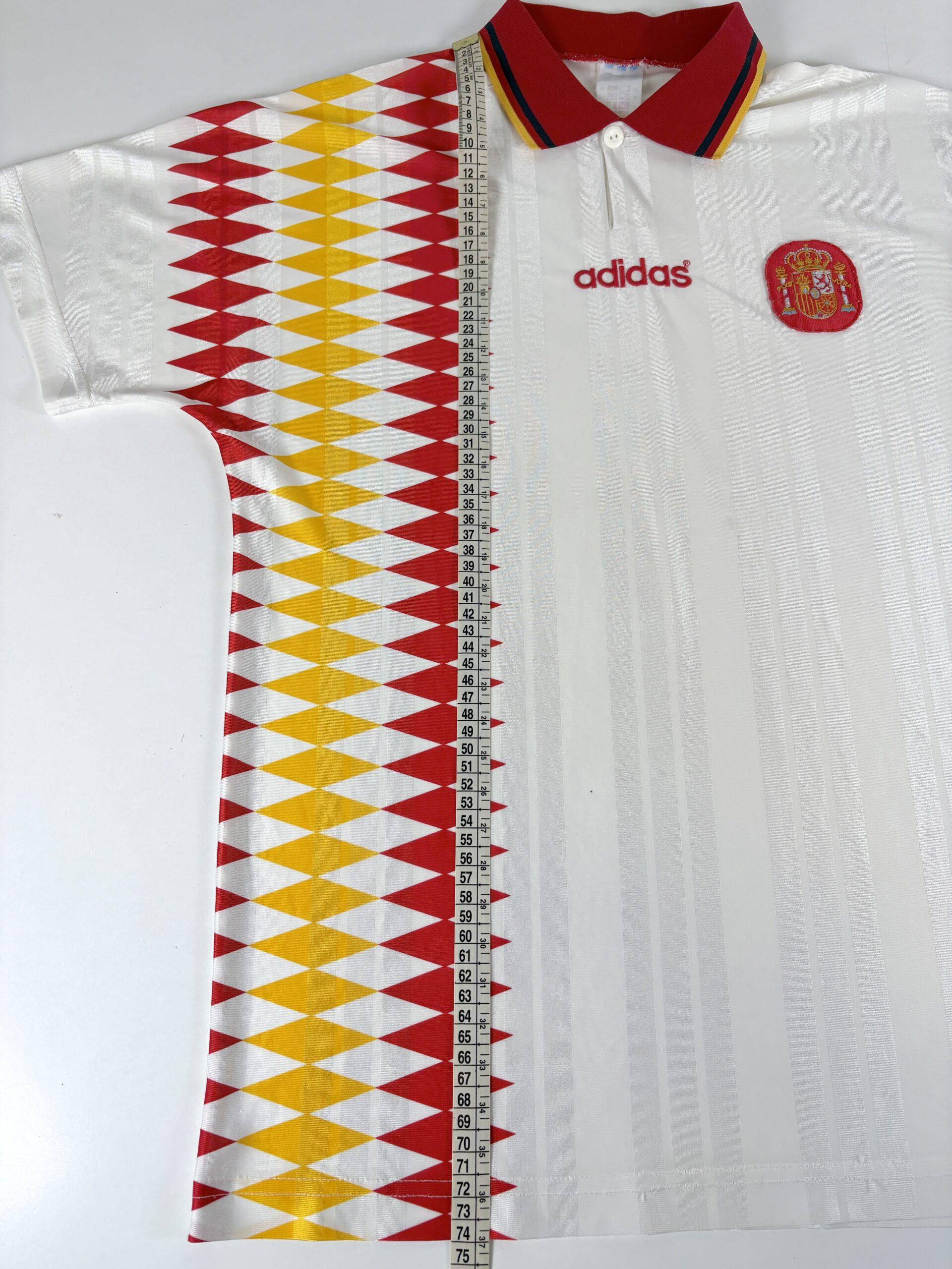 Spain 1994/96 ADIDAS Away Football Shirt M - Image 9