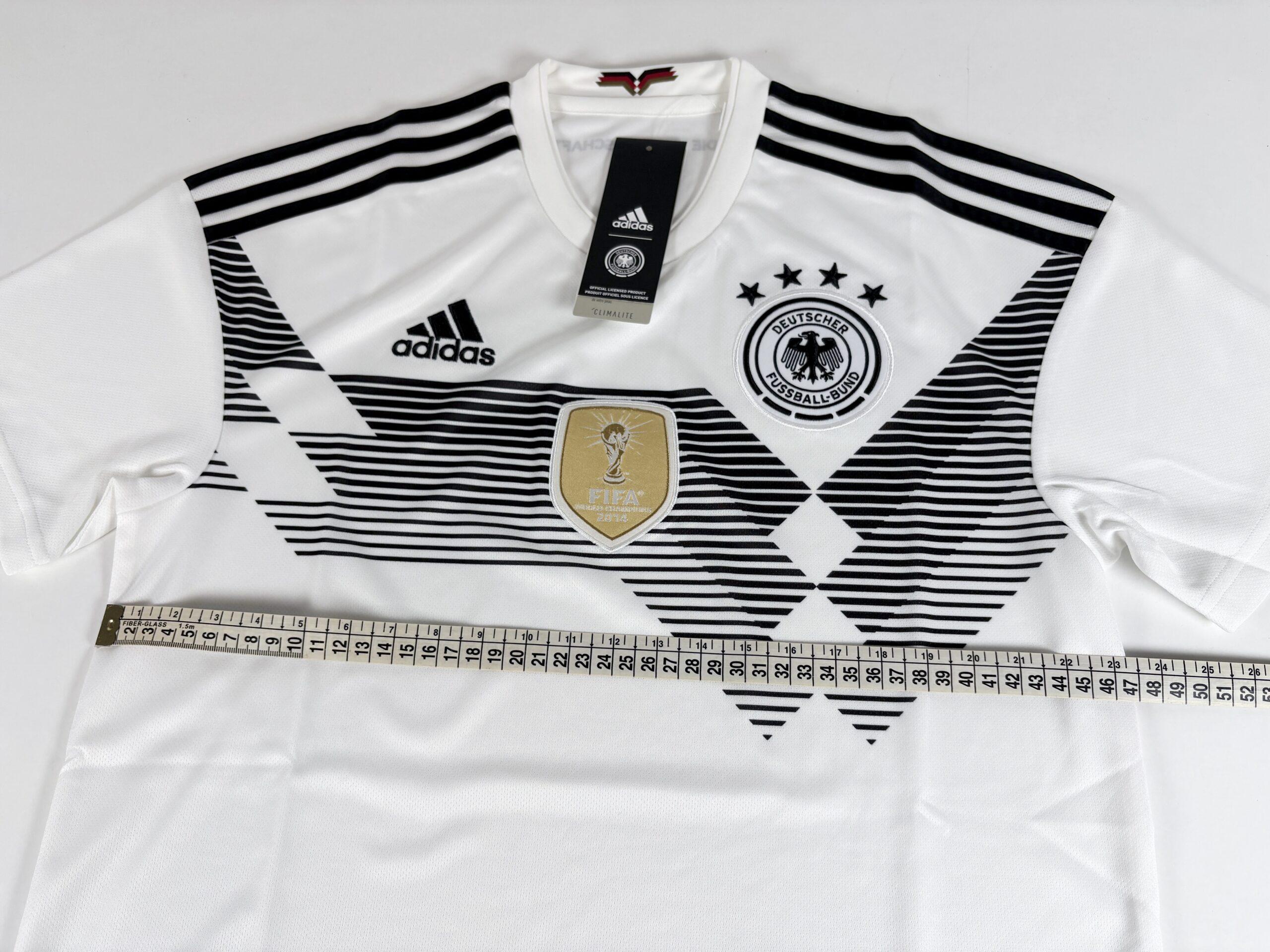 New GERMANY 2018/20 Adidas Home Football Shirt S - Image 9