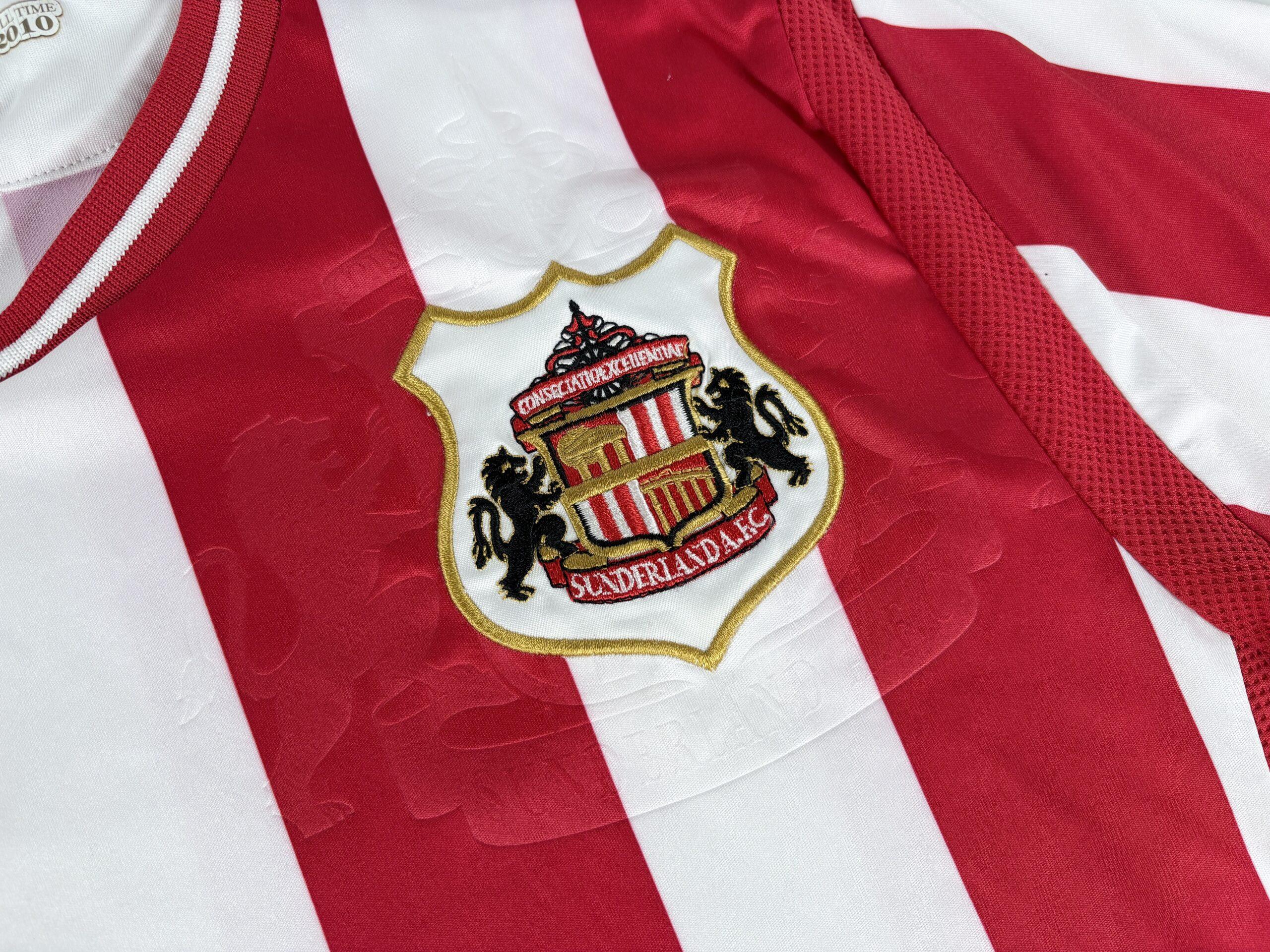 SUNDERLAND AFC 2009/10 UMBRO Home Football Shirt M - Image 3
