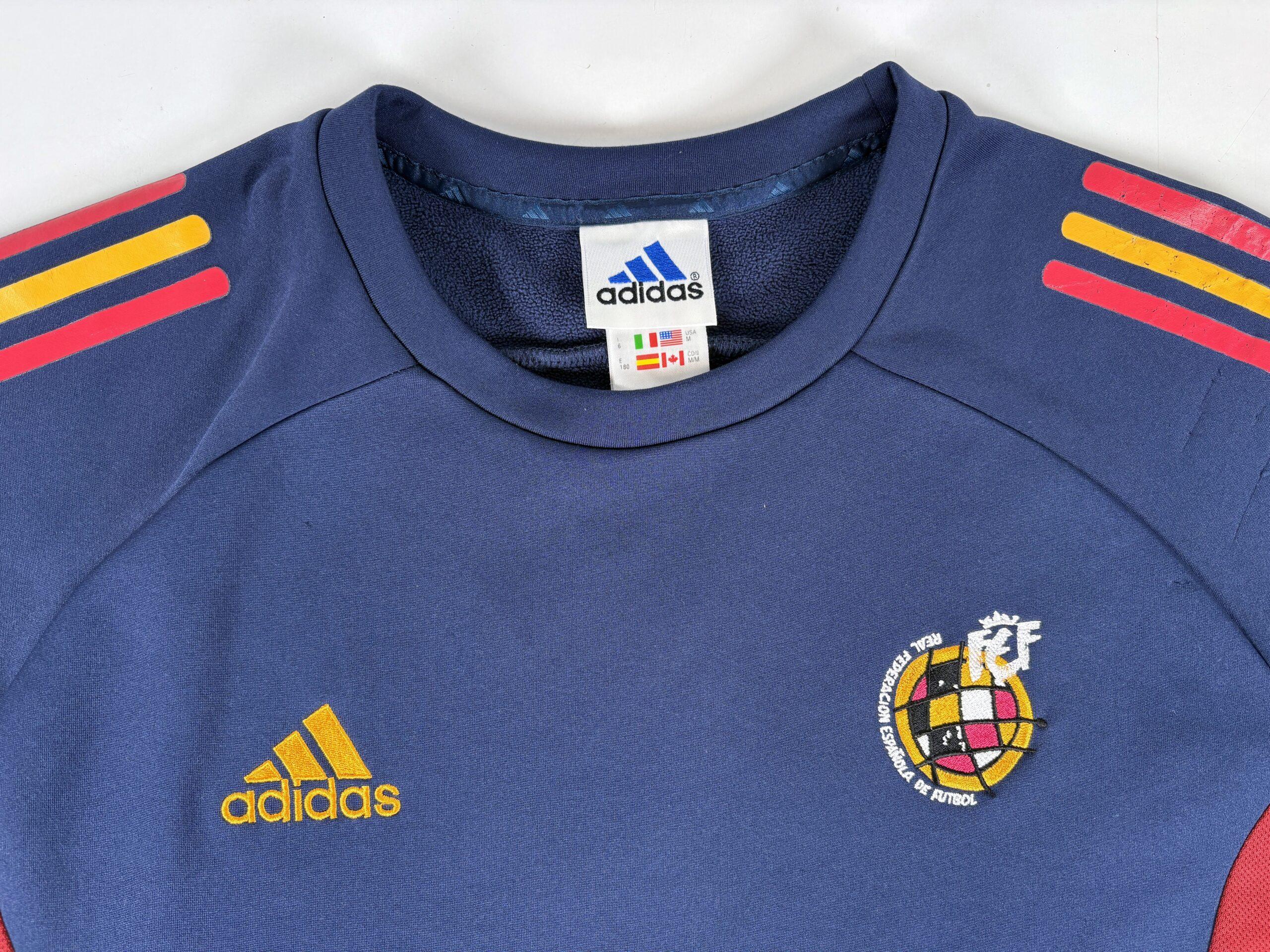 Spain 2001/02 Adidas Training Football Sweat top M - Image 3