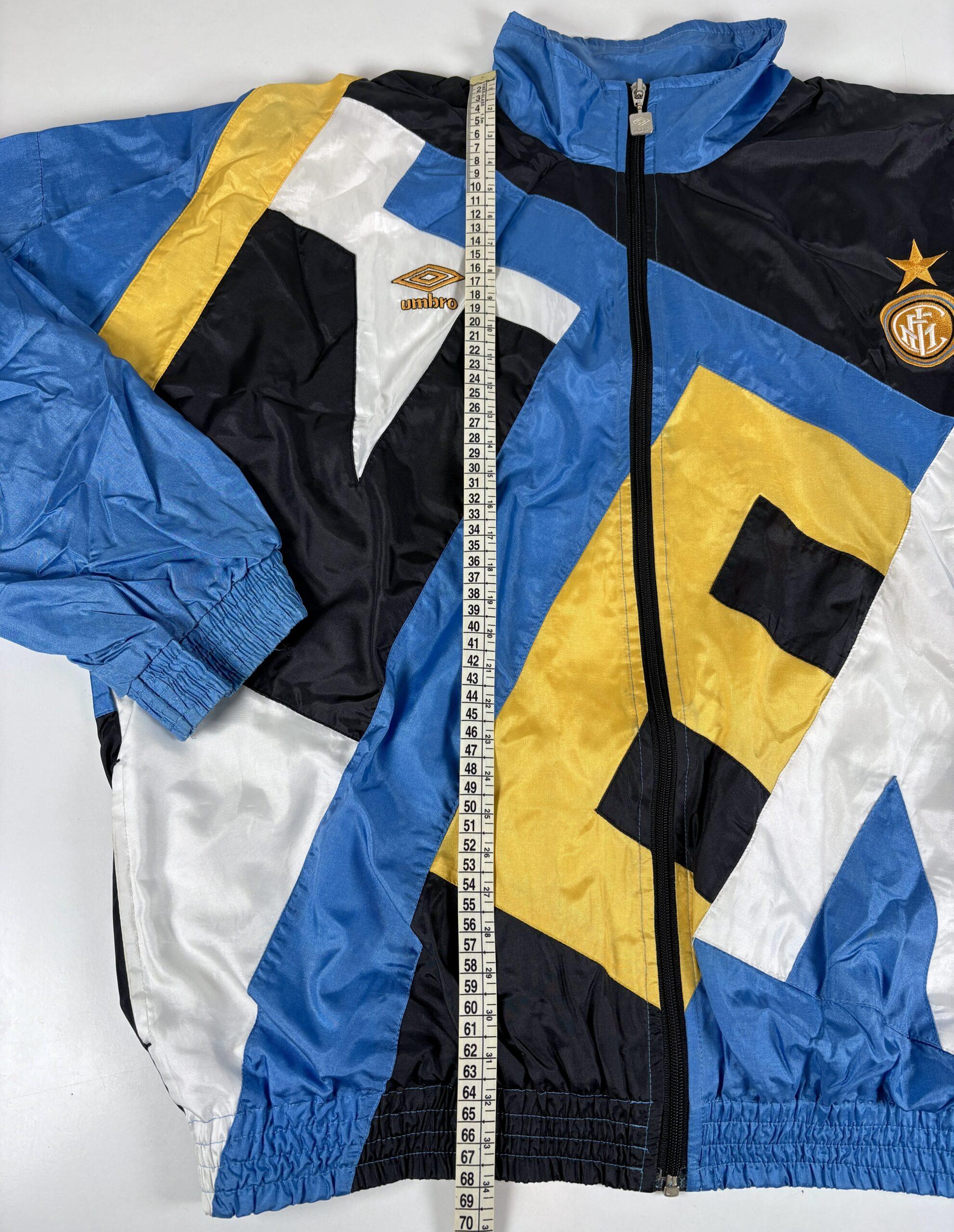 INTER MILAN 1991/92 UMBRO Training Football Tracksuit L (Jacket + Pants) - Image 11