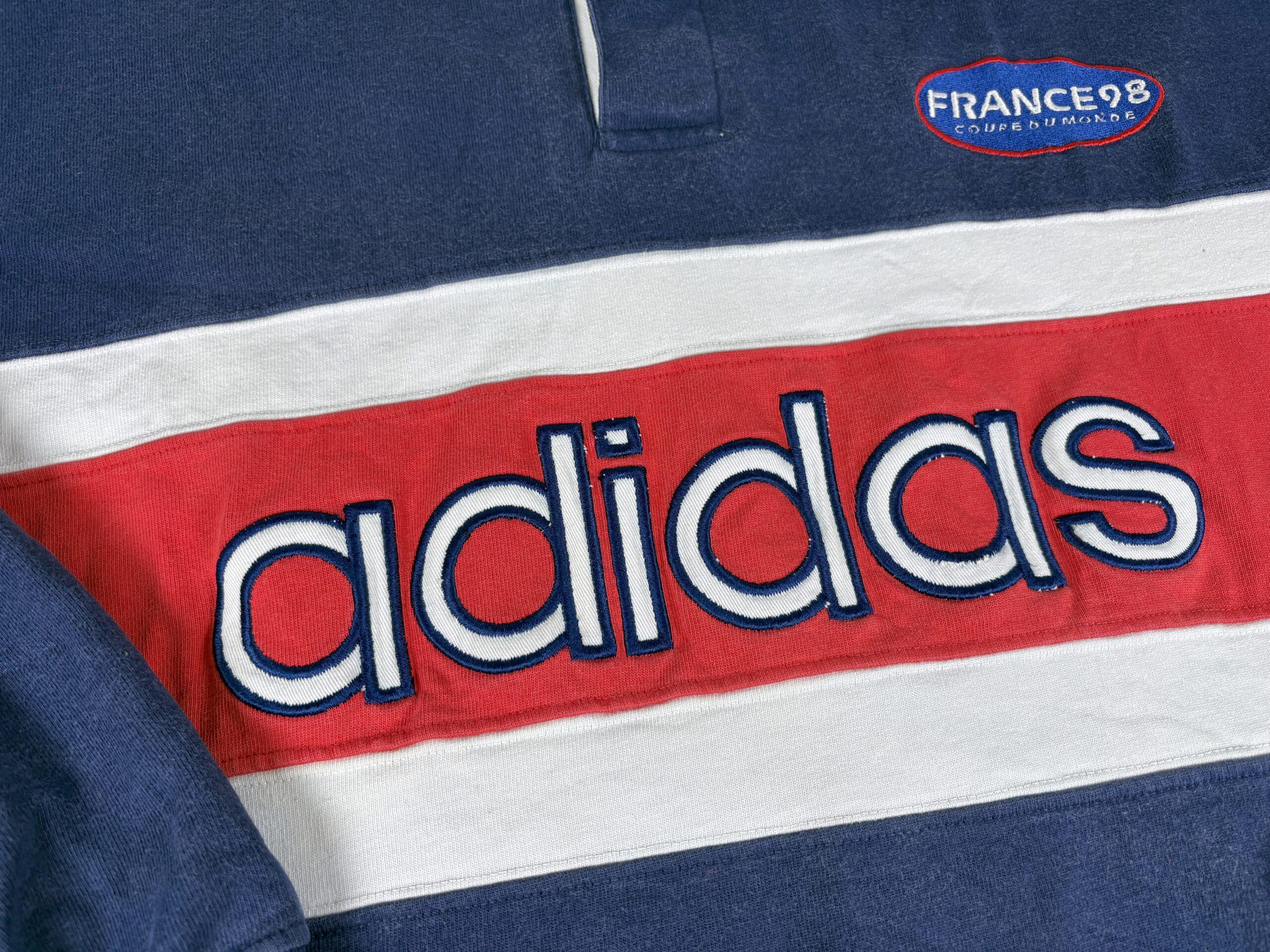 World Cup FRANCE 98 ADIDAS Rugby jersey shirt XL - Image 4