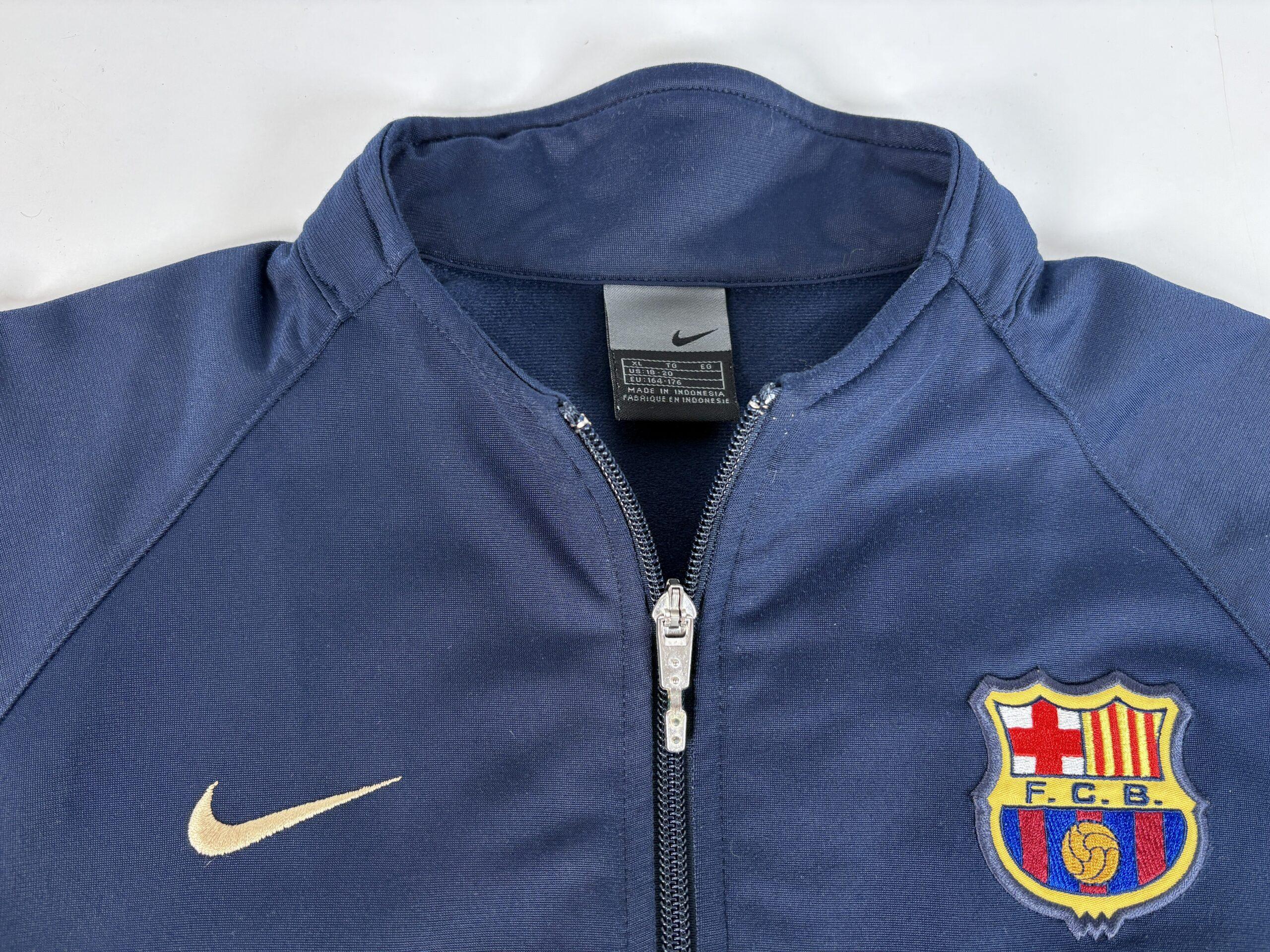 BARCELONA 2002/03 NIKE Training Football Track Jacket 29 XS - Image 5