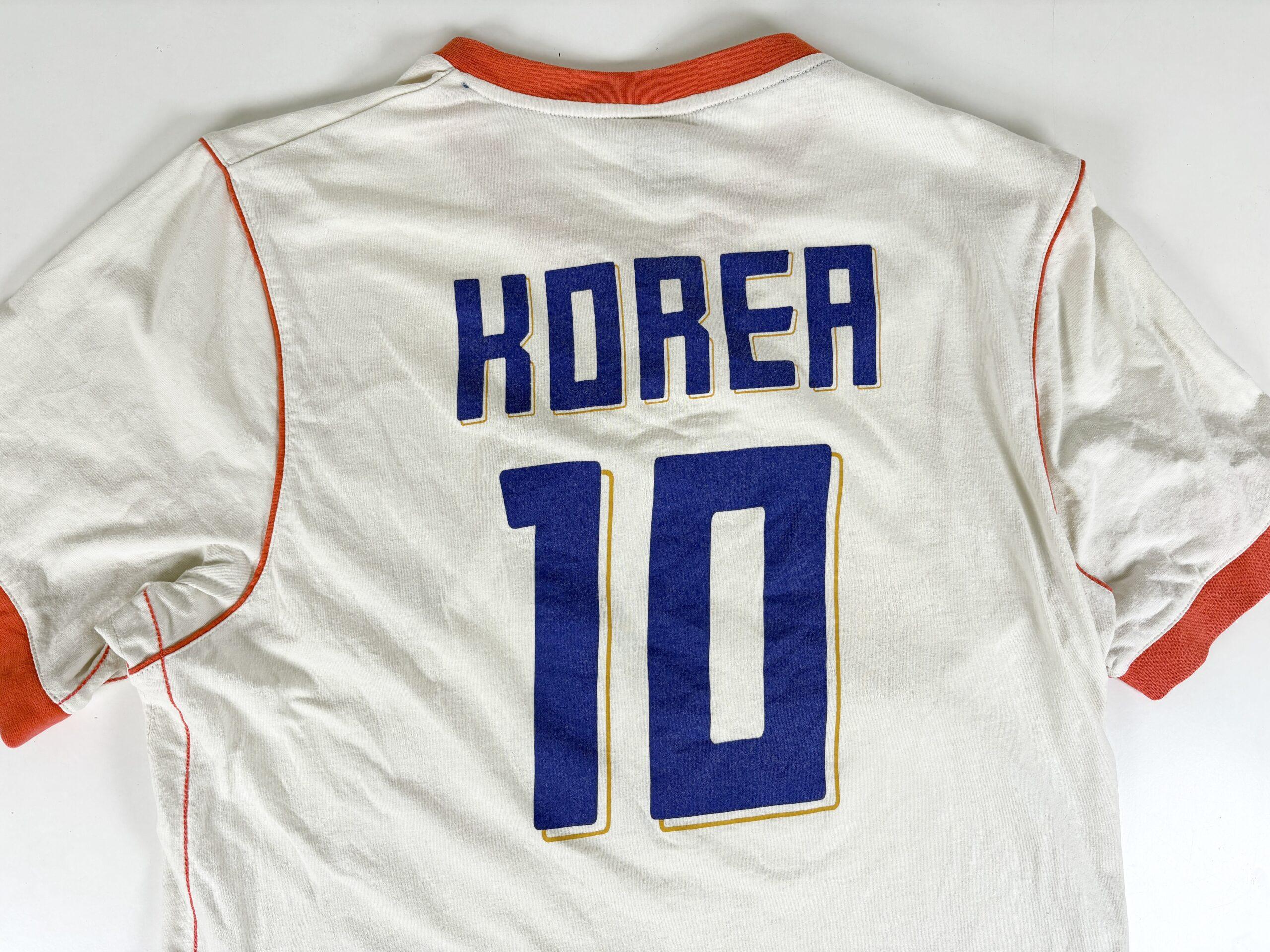 South Korea 2000s NIKE Football Cotton T-Shirt M - Image 6