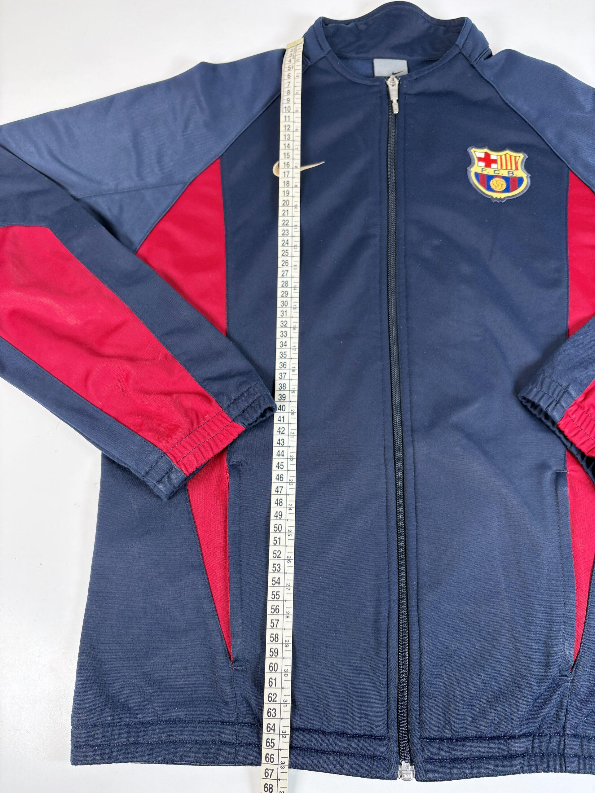 BARCELONA 2002/03 NIKE Training Football Track Jacket 29 XS - Image 11