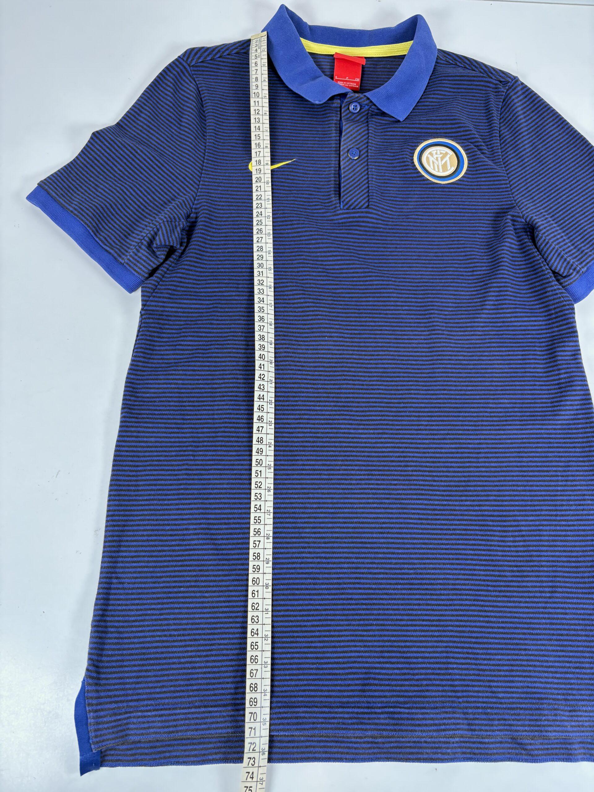 INTER MILAN 2016 NIKE Authentic Polo Football Shirt S - Image 9