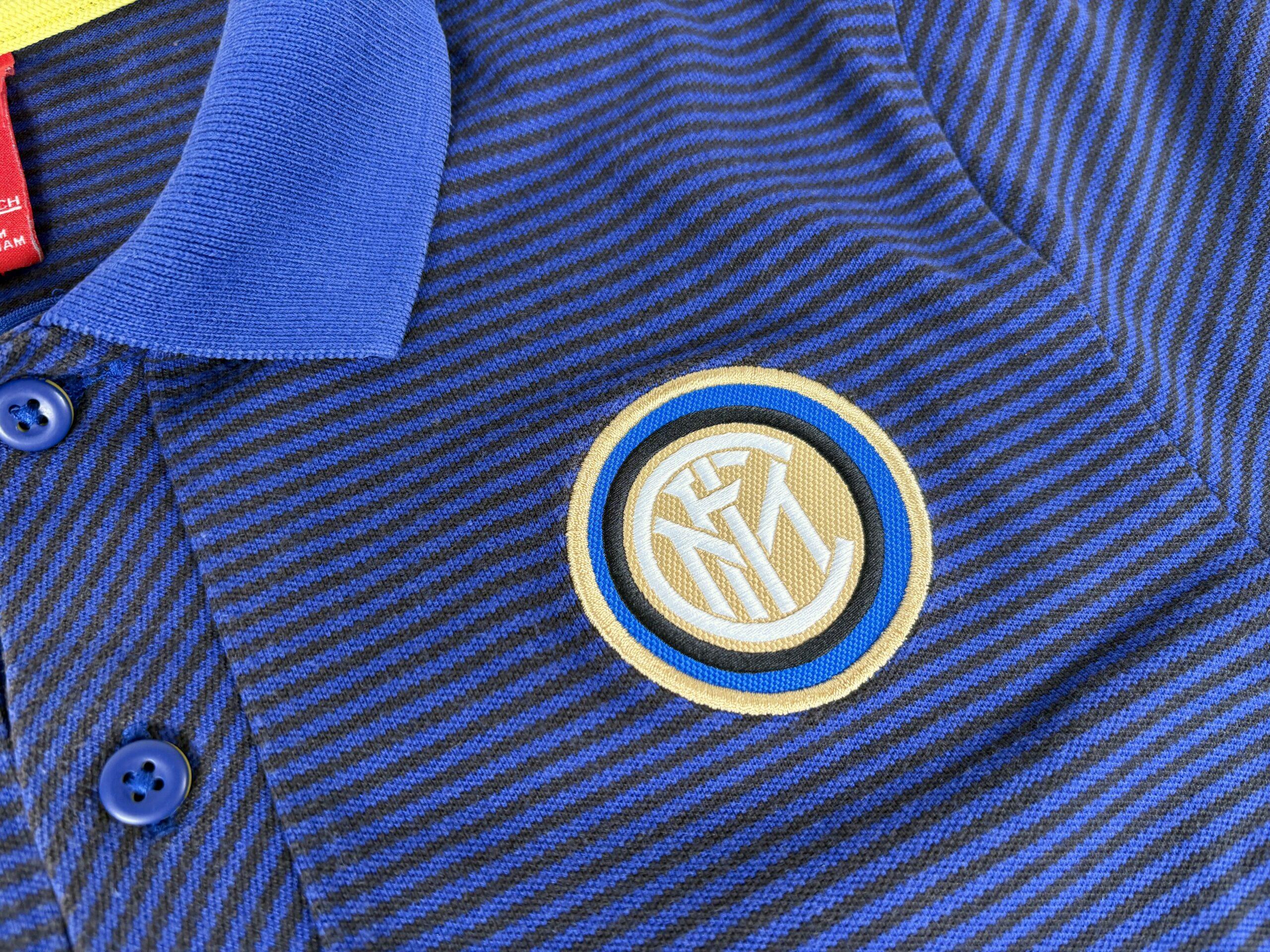 INTER MILAN 2016 NIKE Authentic Polo Football Shirt S - Image 3