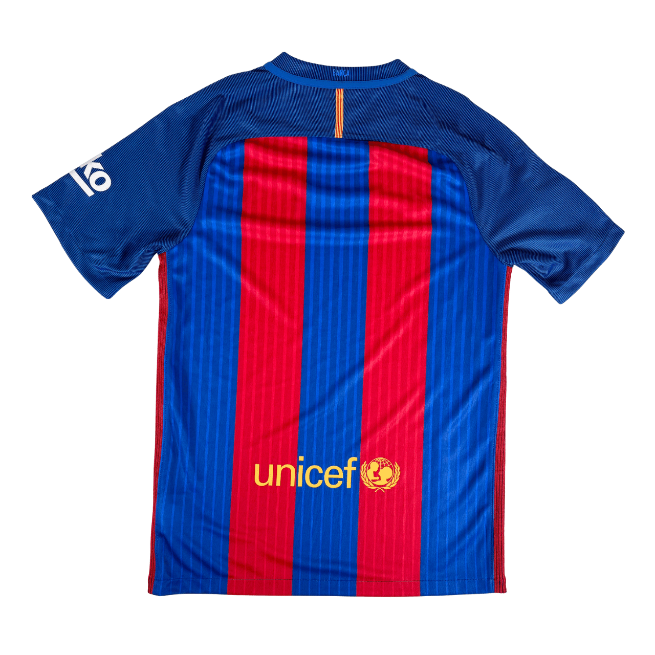 New Barcelona FC 2016/17 Nike Home Football Shirt S - Image 2