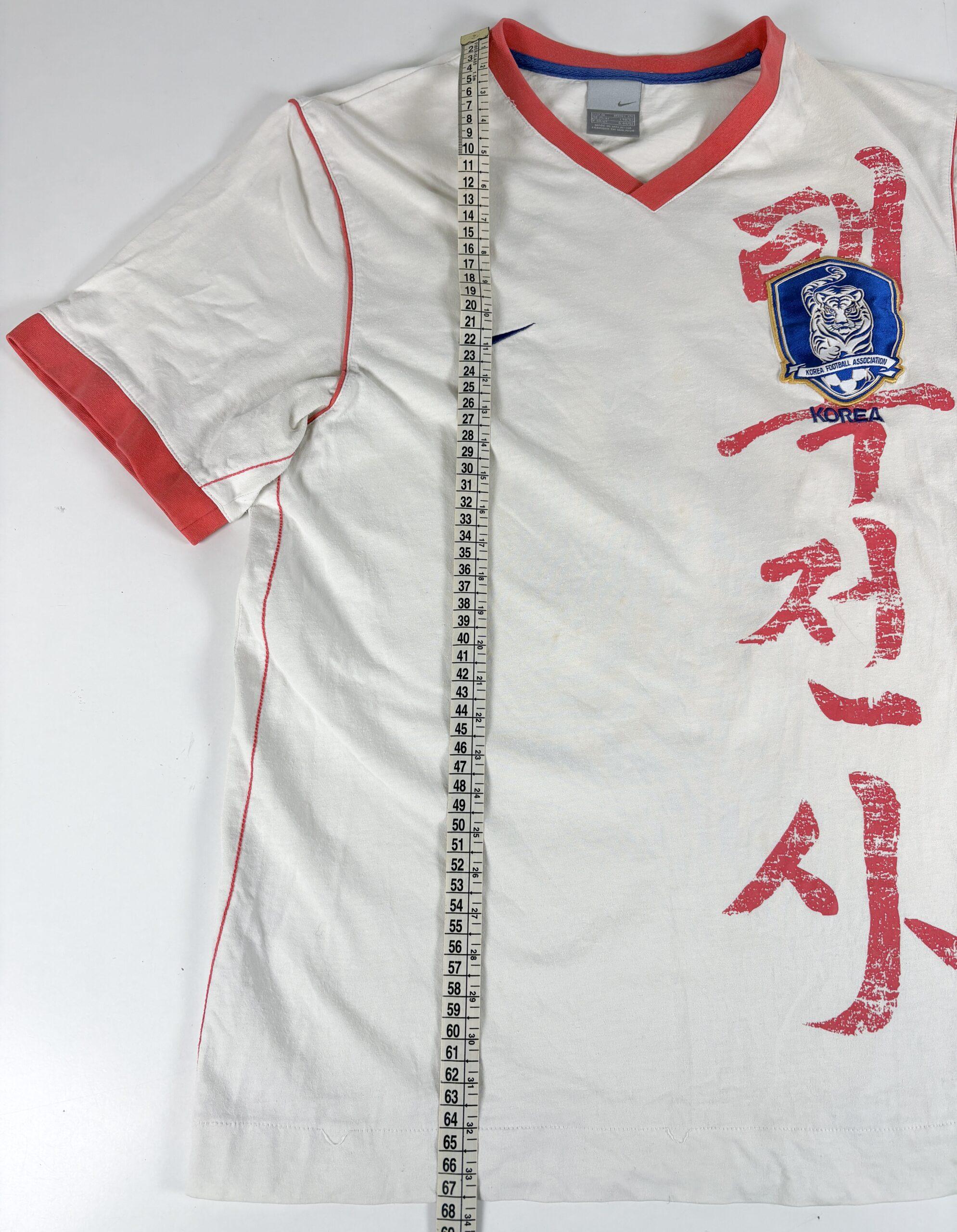 South Korea 2000s NIKE Football Cotton T-Shirt M - Image 13