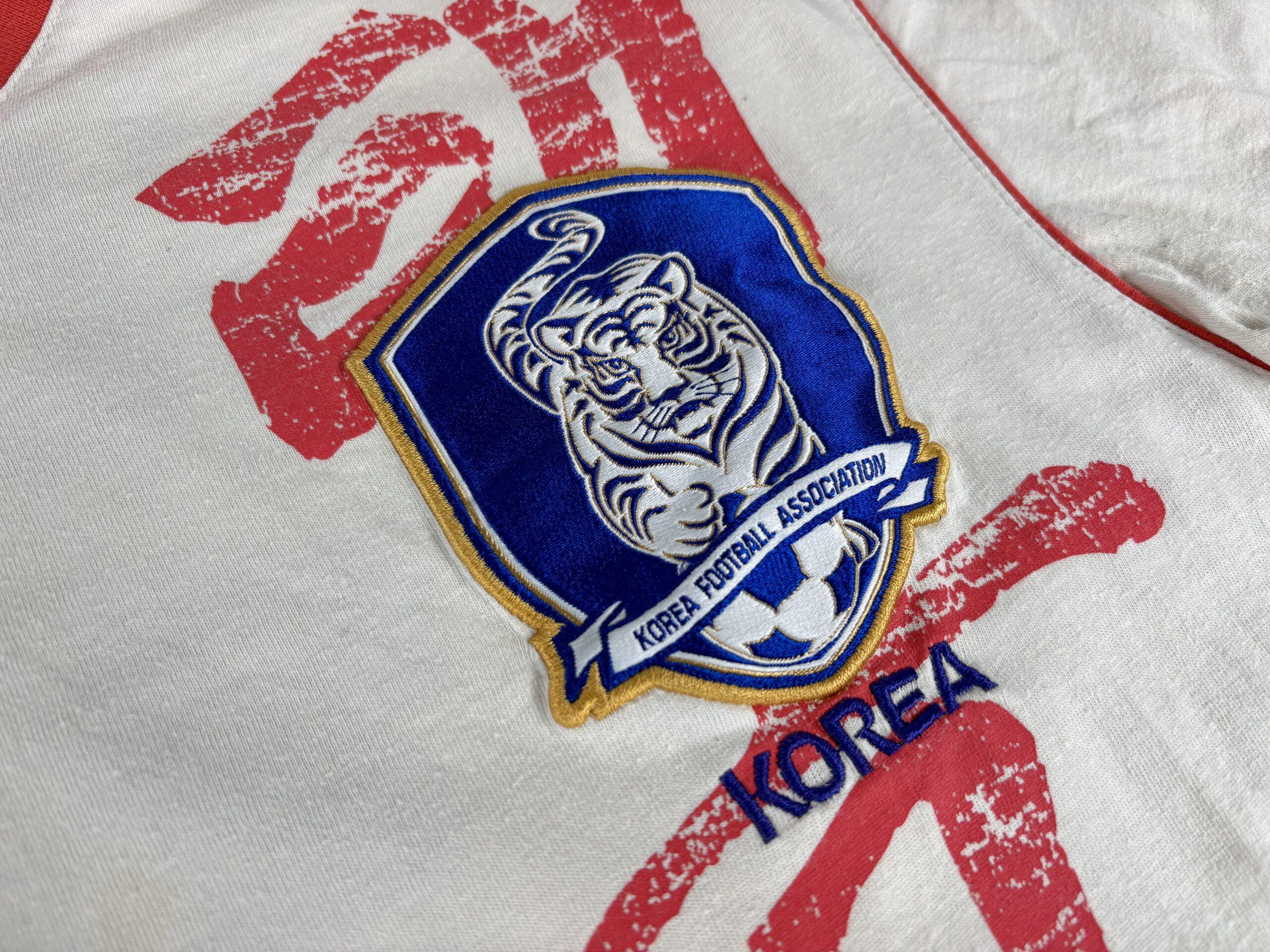 South Korea 2000s NIKE Football Cotton T-Shirt M - Image 4