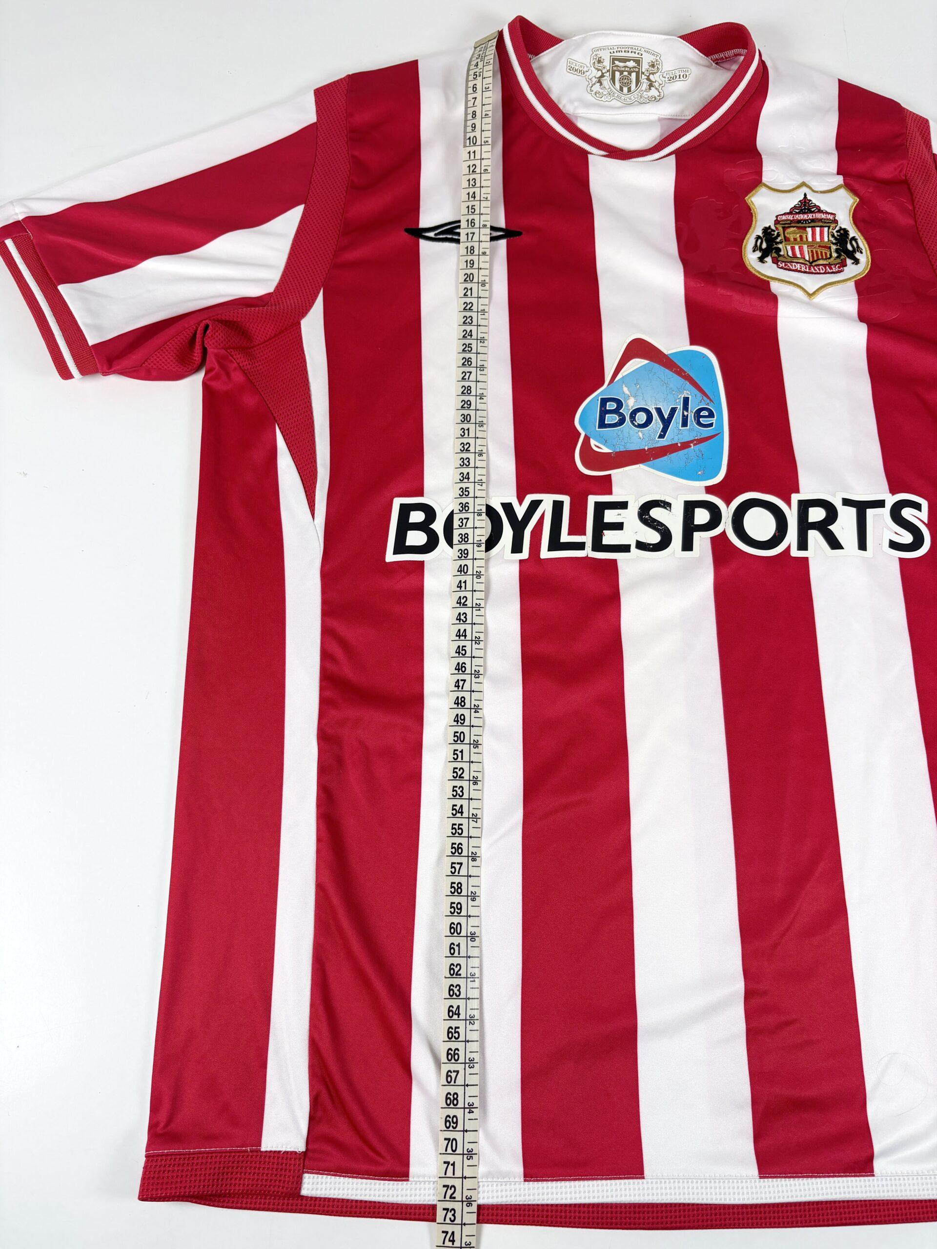 SUNDERLAND AFC 2009/10 UMBRO Home Football Shirt M - Image 12