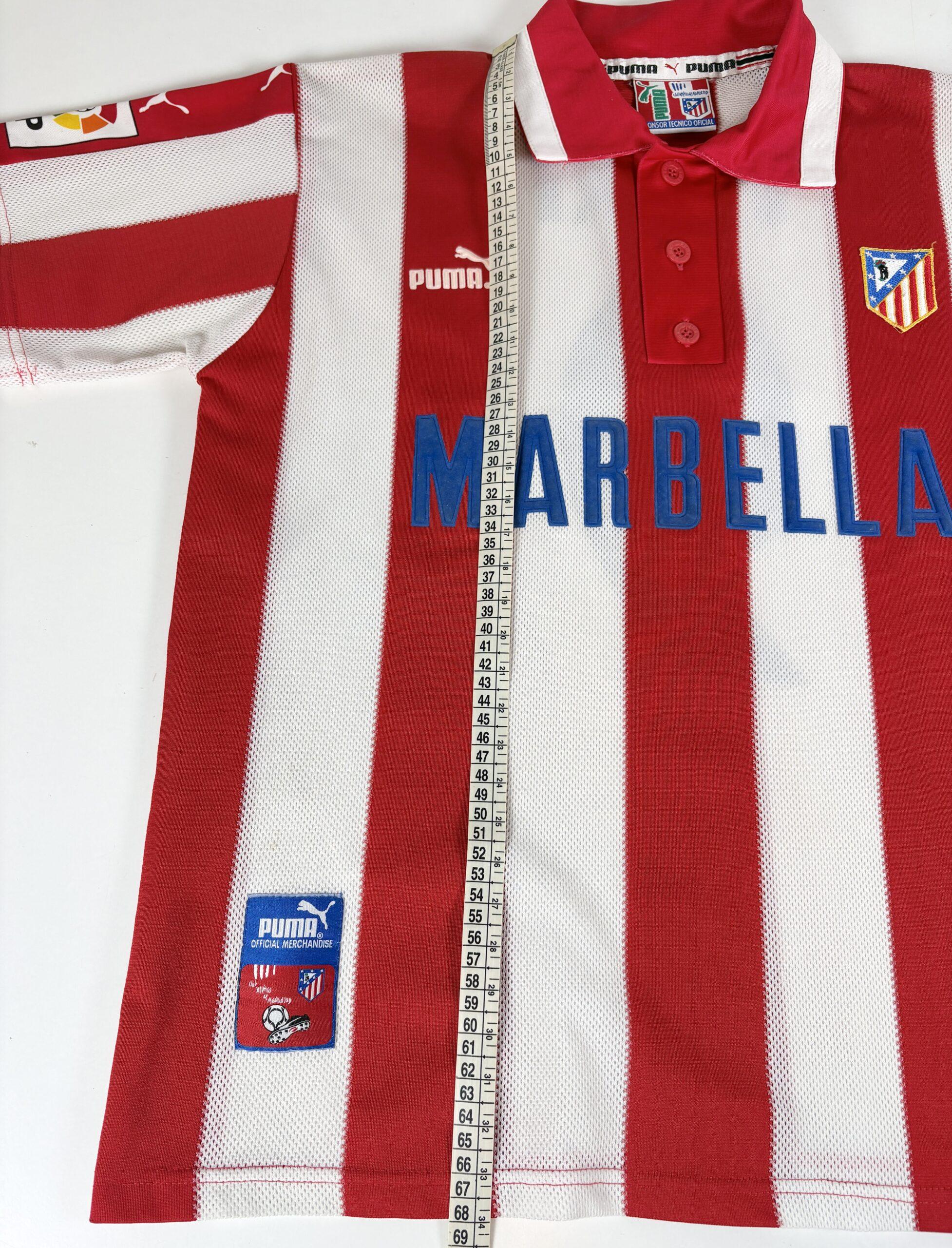 Atl. Madrid 1997/98 PUMA Home Football Shirt M - Image 16