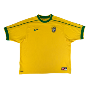 BRAZIL 1998/00 NIKE reissue Football Shirt XL